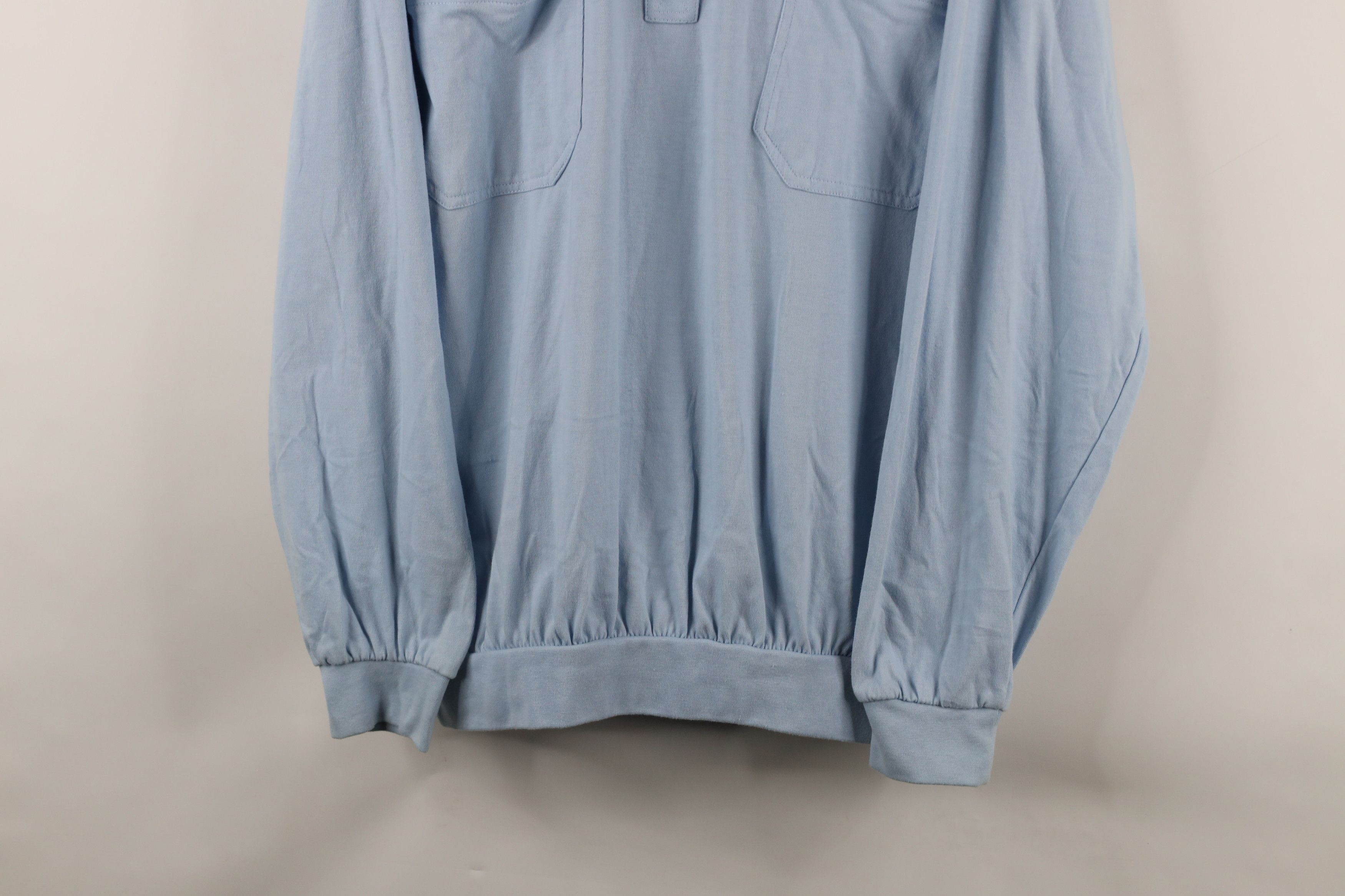 Vintage Vintage 90s Streetwear Long Sleeve Pullover Polo Shirt Size US XL / EU 56 / 4 - 3 Thumbnail