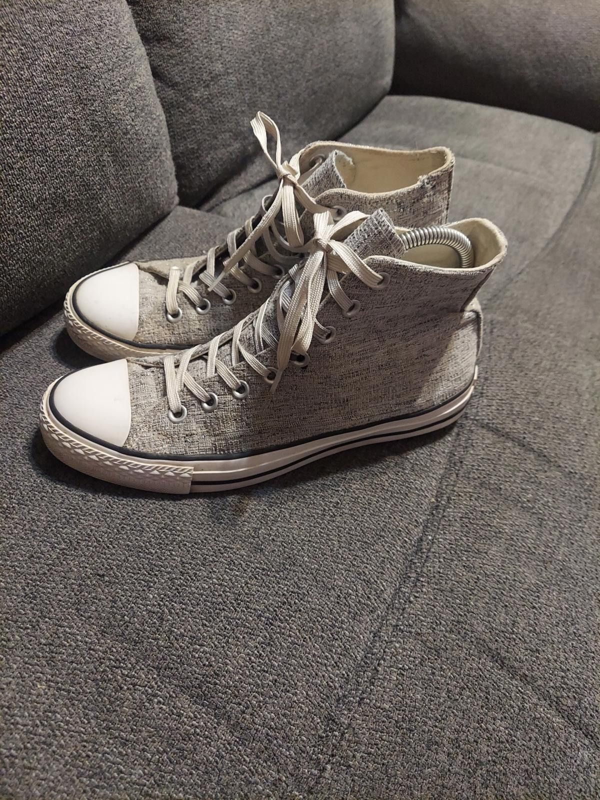 Converse Converse All Stars Hi Top Sneakers Womens Sz 9.5 Gray Size US 9.5 / IT 39.5 - 2 Thumbnail
