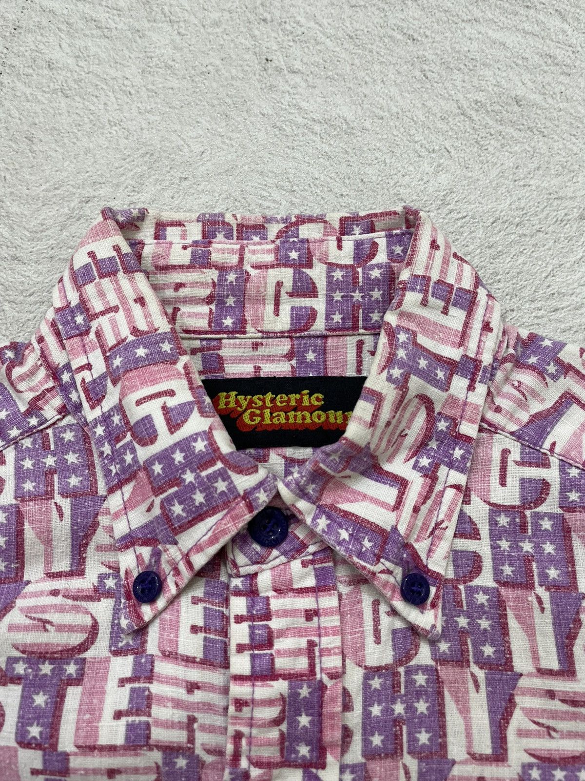 Hysteric Glamour 2000s Hysteric Archival Shirt Pink Monogram Print Y2K Ifsix Size US S / EU 44-46 / 1 - 4 Thumbnail
