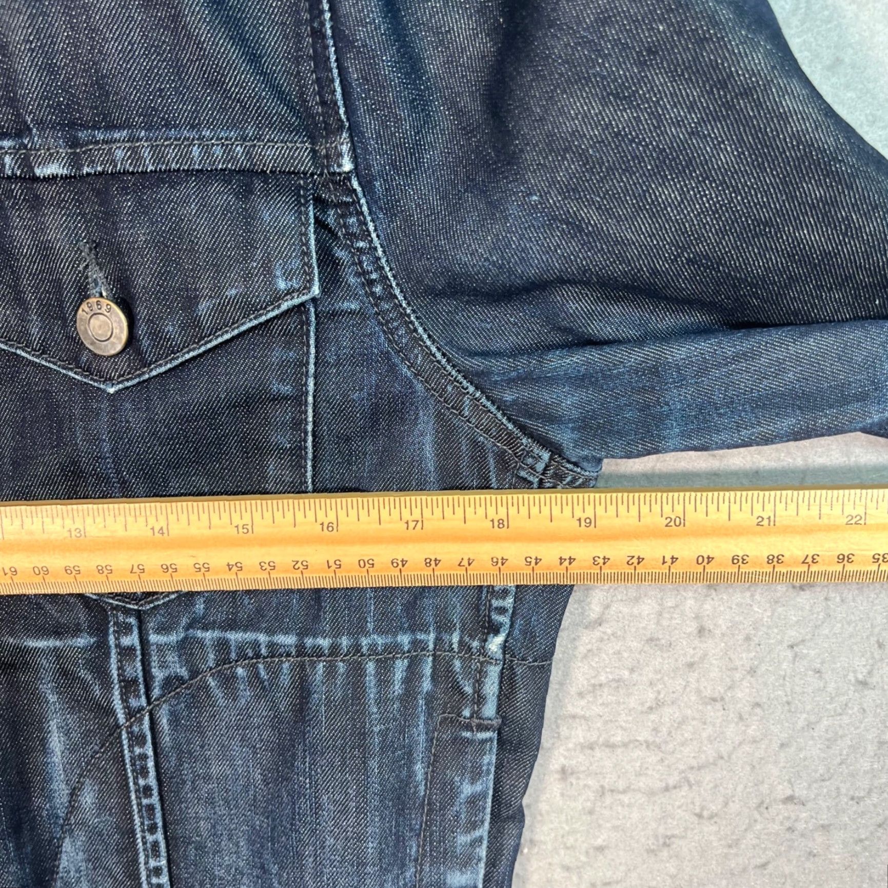 Gap GAP 1969 Women's Denim Trucker Jacket Full Zip Size Small Blue Size S / US 4 / IT 40 - 5 Thumbnail