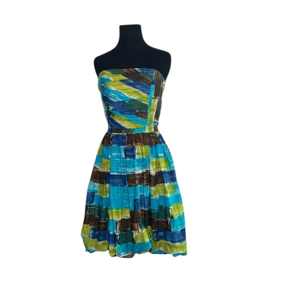 Nine West Nine West colorful Y2K strapless party dress size 12 Size XL / US 12-14 / IT 48-50 - 6 Thumbnail