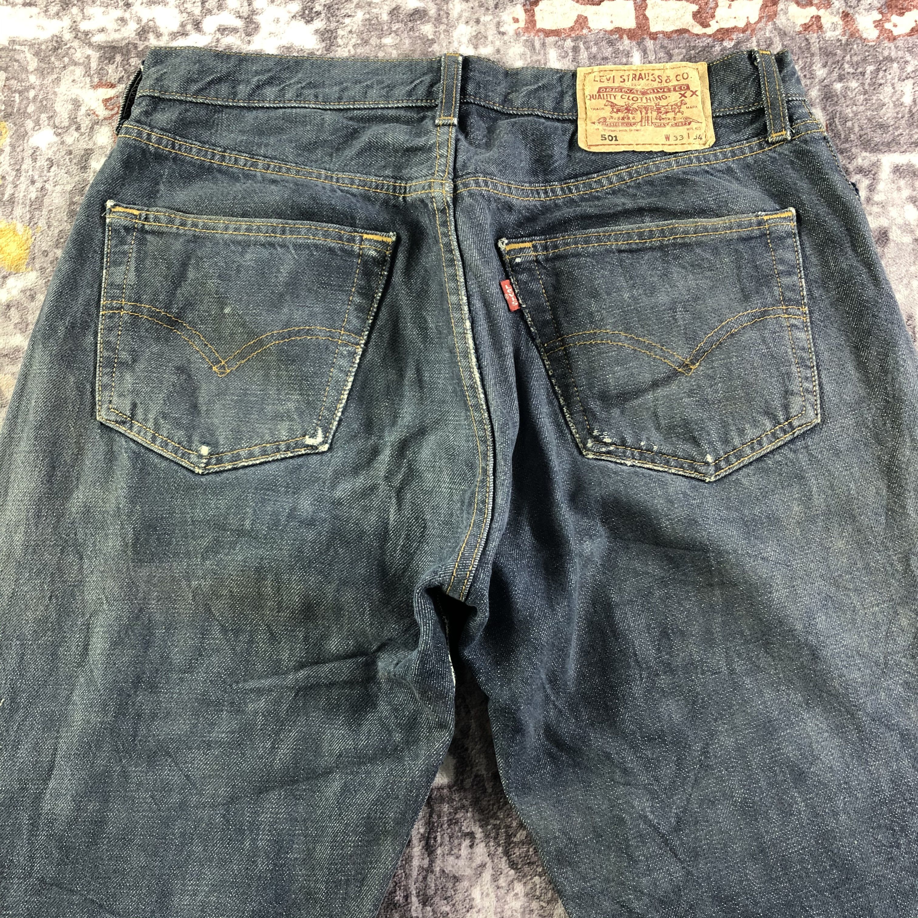 Levi's Vintage 90s Levis 501 Jeans-JM3214 Size US 32 / EU 48 - 5 Thumbnail
