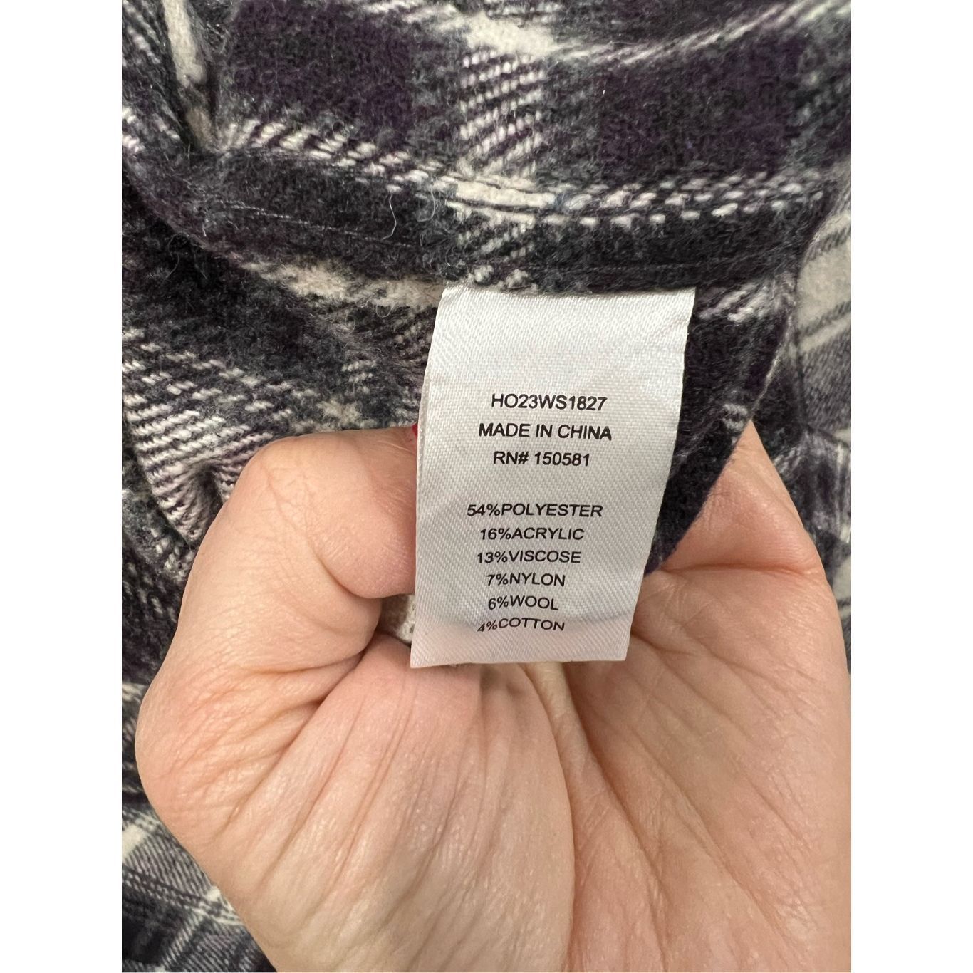 Other FLAG & ANTHEM NWT GREY/CREAM PLAID FLANNEL heavy SHIRT sz XL Size US XL / EU 56 / 4 - 4 Thumbnail