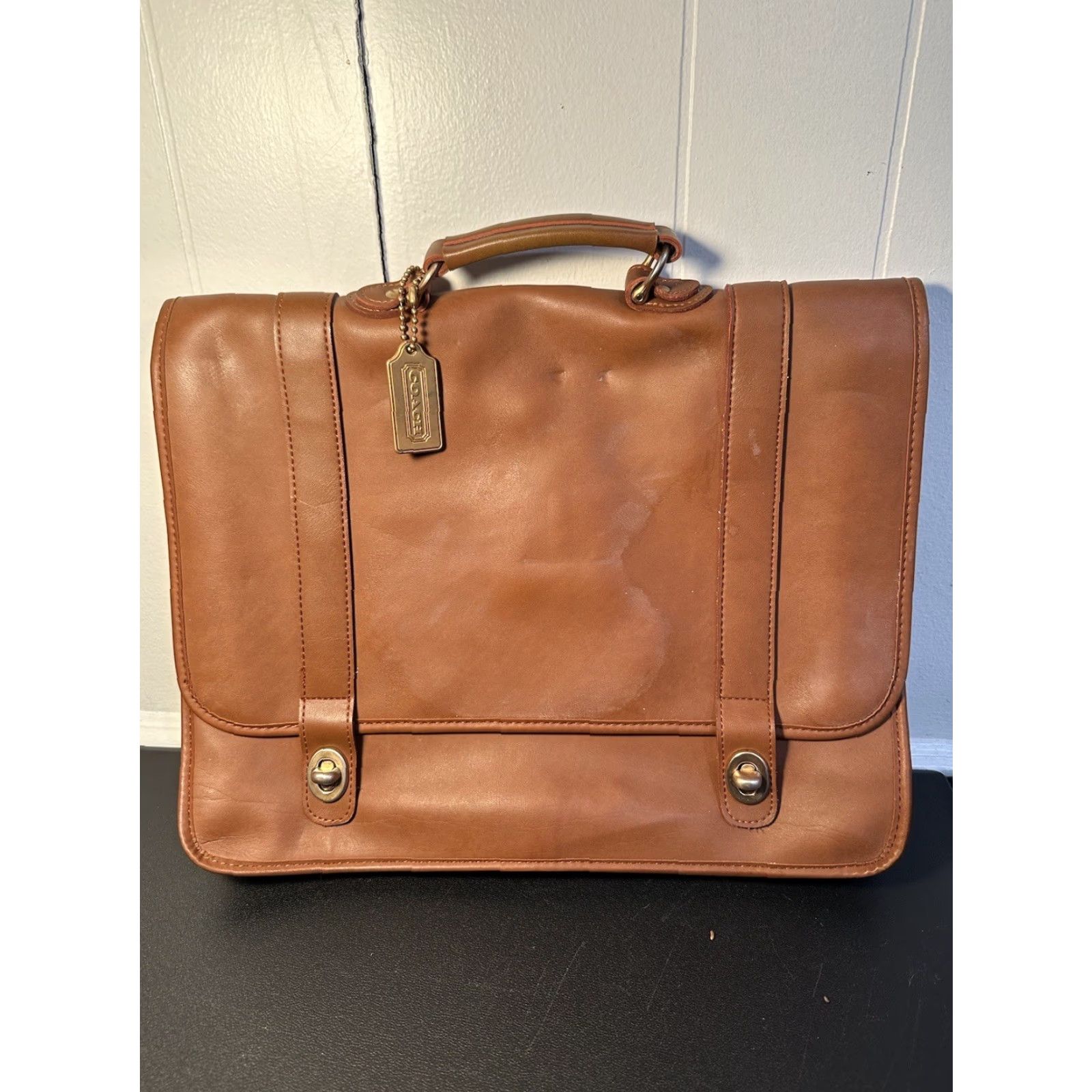 Coach VTG Coach Travel Bag / Briefcase / Leather Bag / Business Luggage - Brown - Large - Men - Vintage Size ONE SIZE - 2 Thumbnail