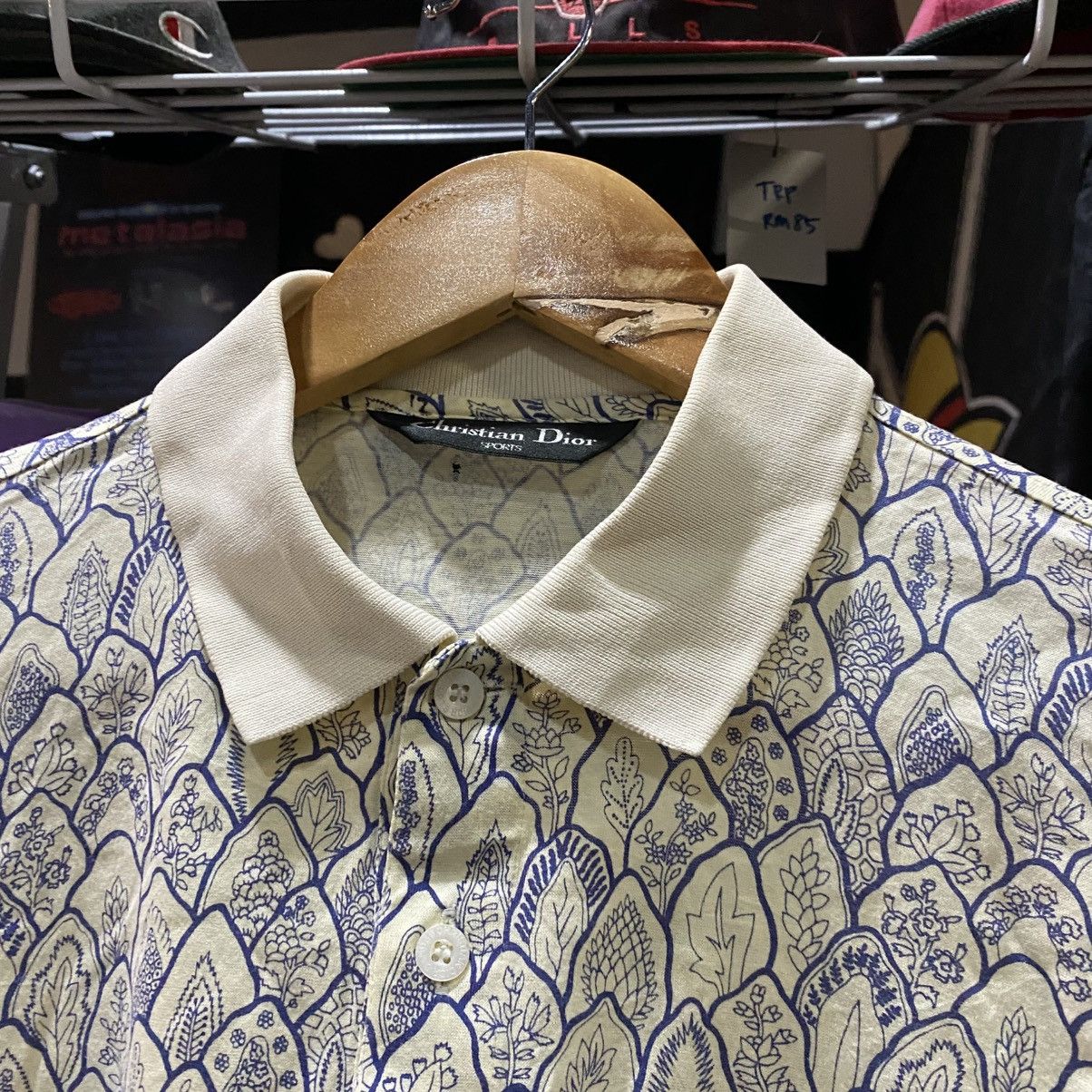 Christian Dior Monsieur Christian Dior Sport All Over Print 🌿☘️🍀🌱 Polos Size US M / EU 48-50 / 2 - 6 Thumbnail