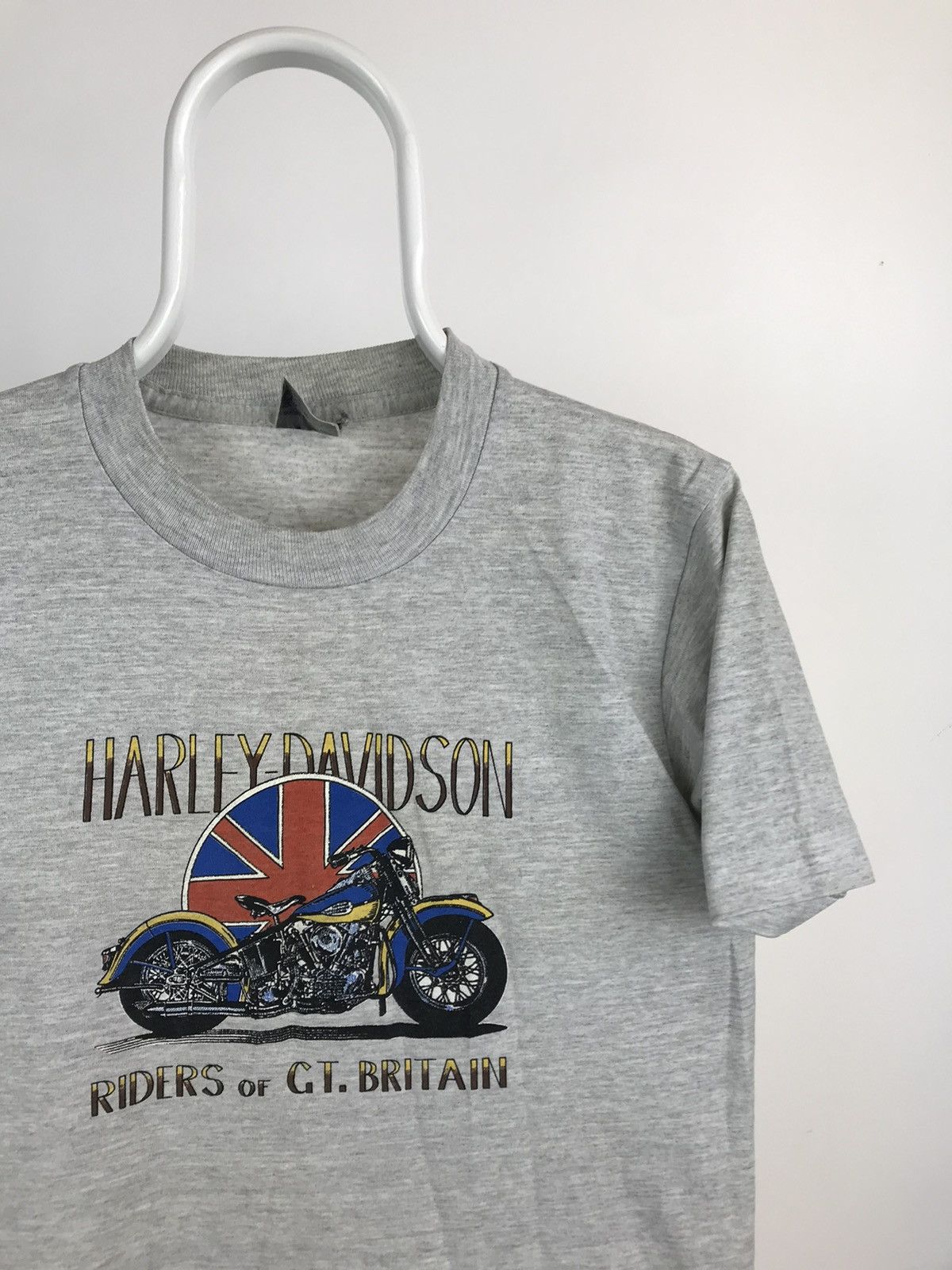 Harley Davidson Harley Davidson Vintage Big Logo Tshirt Tee Size US S / EU 44-46 / 1 - 2 Thumbnail
