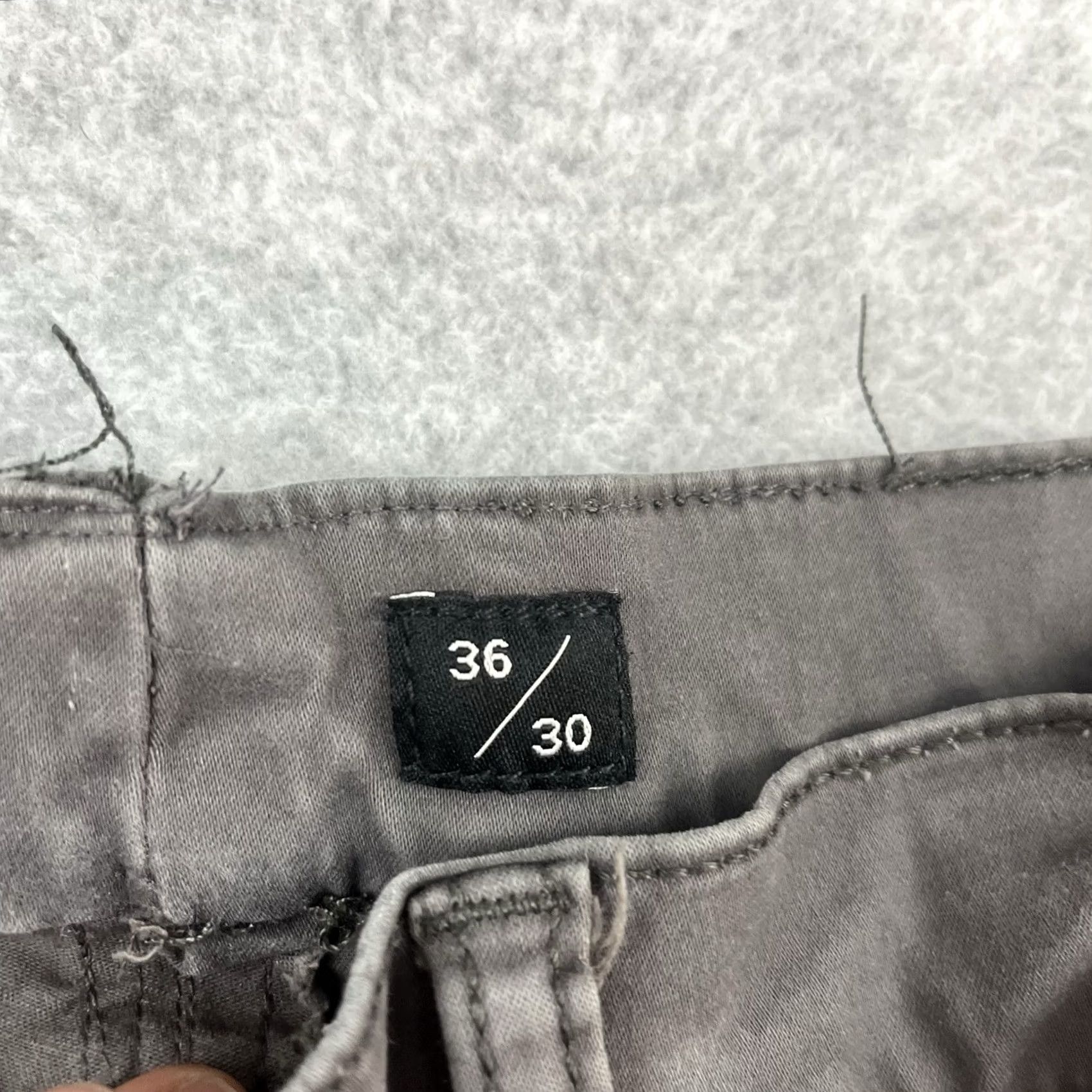 Lucky Brand Lucky Brand Pants Mens Slim Fit 34x30 Gray Cotton Blend Casual Workwear Size US 34 / EU 50 - 7 Thumbnail