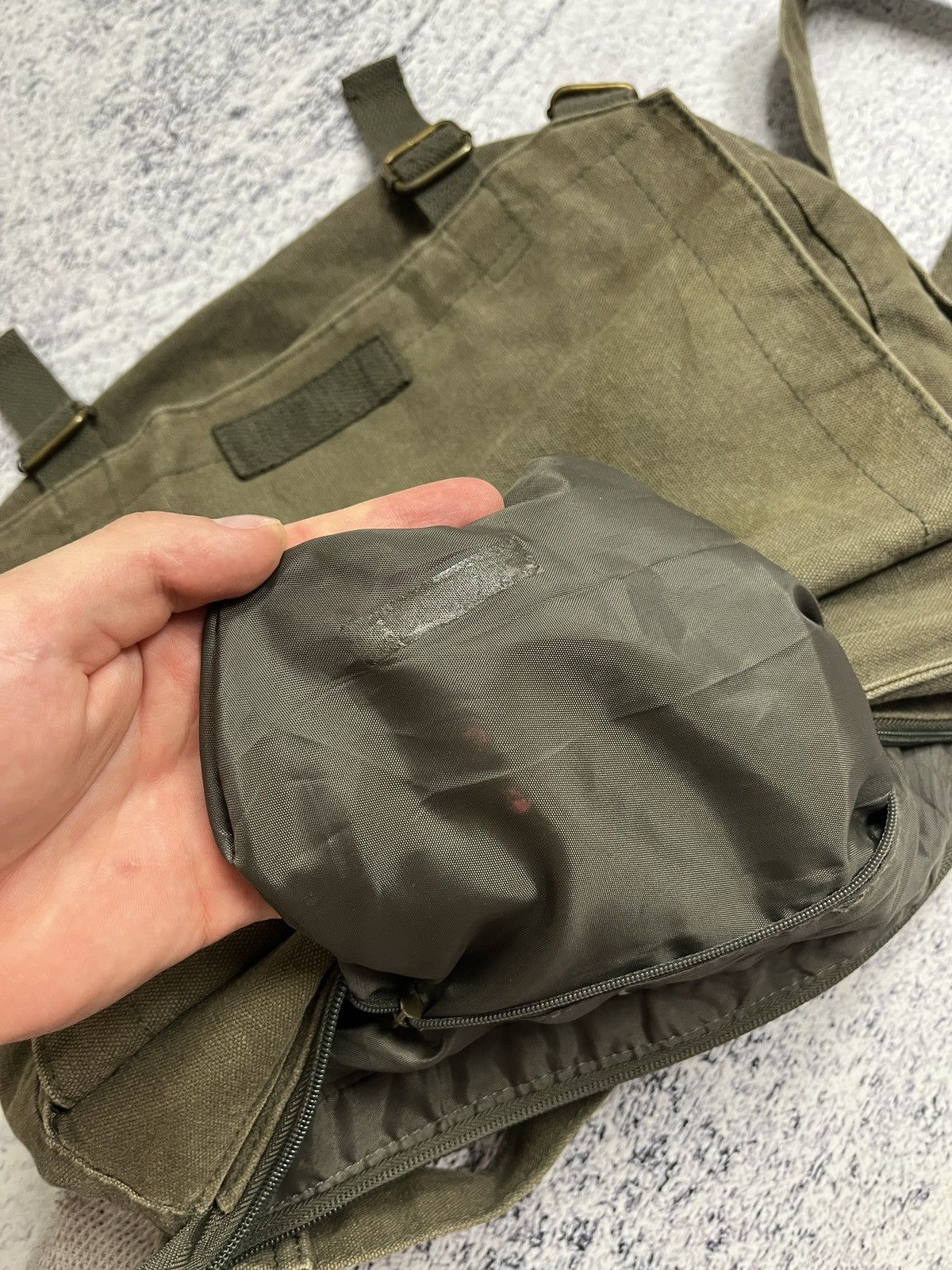 Japanese Brand × Vintage Vintage Japan Style Military Crossbody Shoulder Bag Size ONE SIZE - 10 Thumbnail