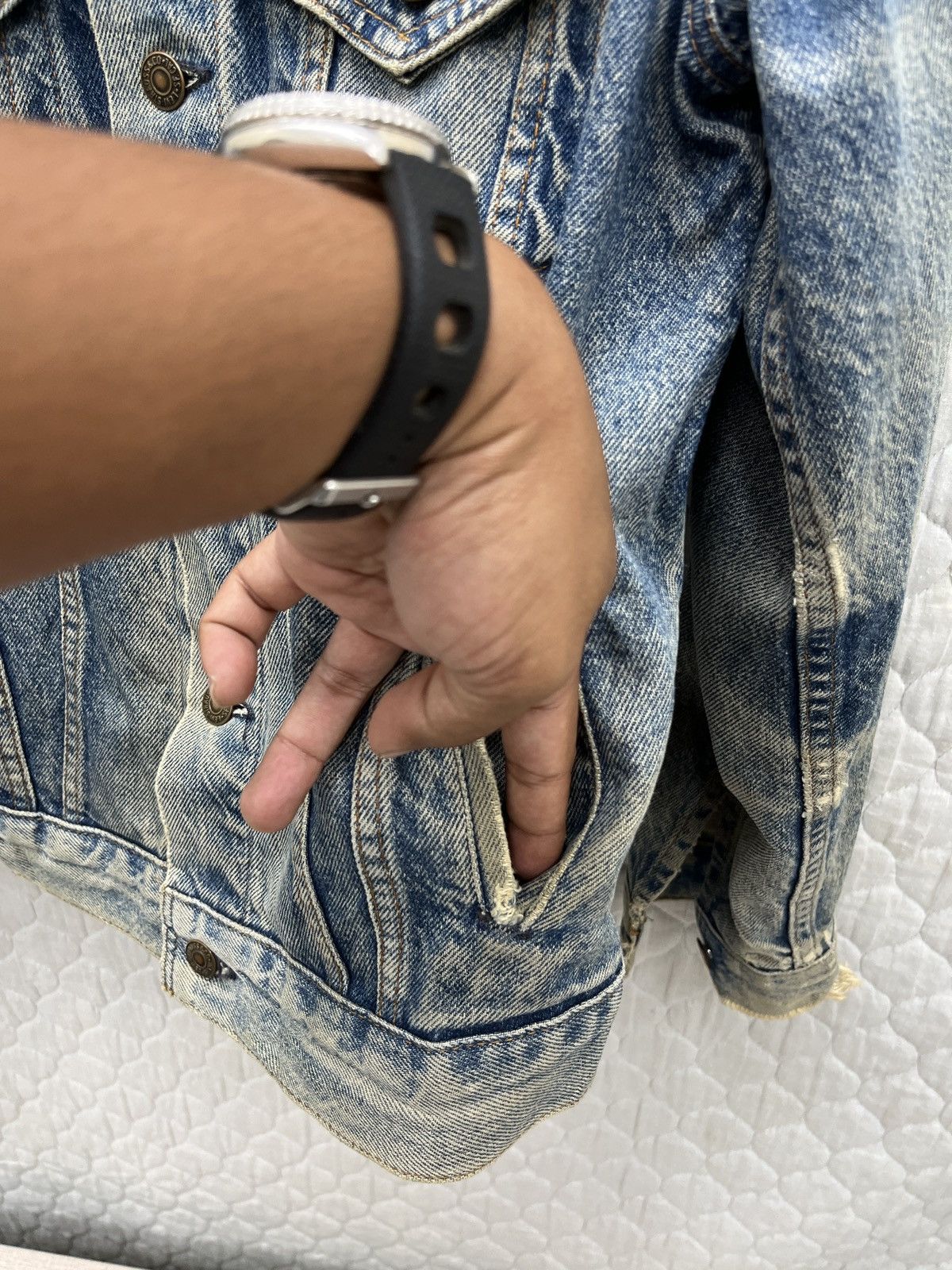 Levi's 🔥🔥🔥STEALS VINTAGE LEVIS TRUCKER JACKET Size US S / EU 44-46 / 1 - 12 Thumbnail
