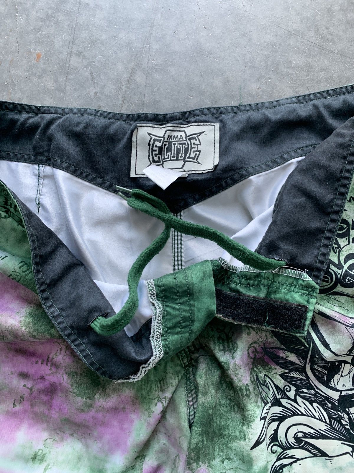 Vintage Crazy Cyber Y2K MMA Elite Swim Trunks Size US 38 / EU 54 - 7 Thumbnail