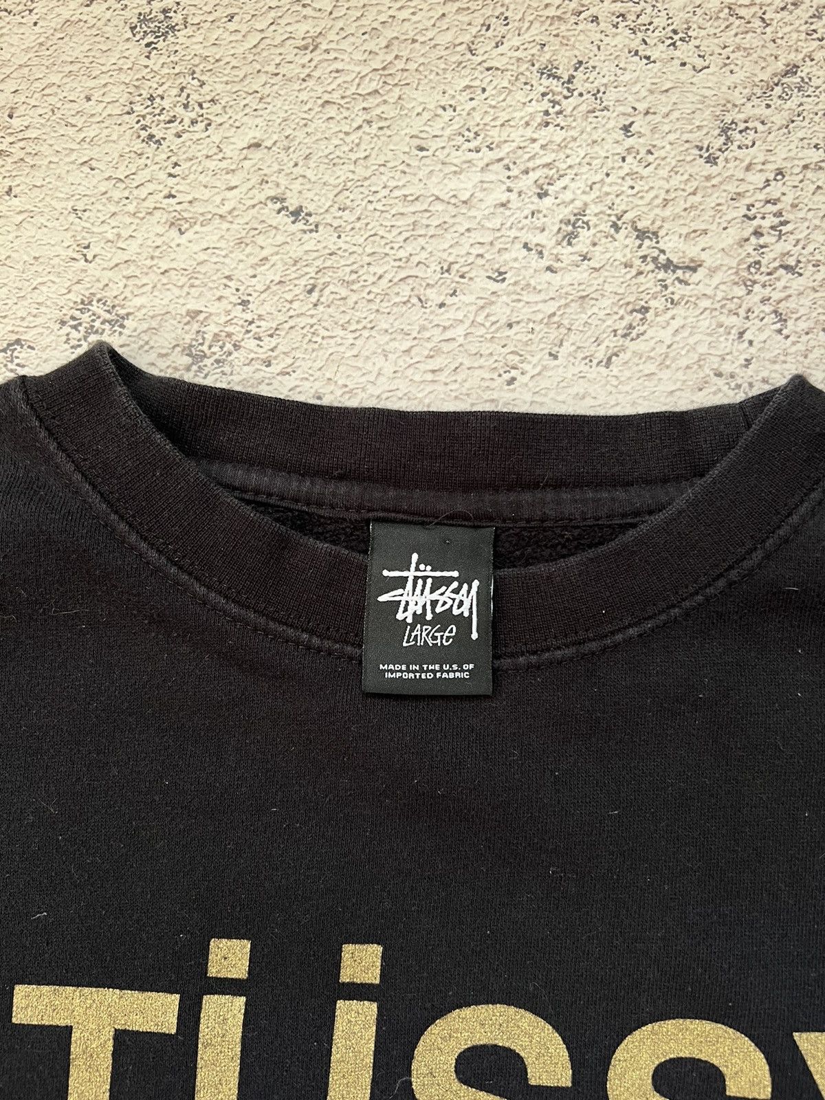 Stussy × Vintage Vintage Stussy Sweatshirt Gucci logo style Size US L / EU 52-54 / 3 - 3 Thumbnail