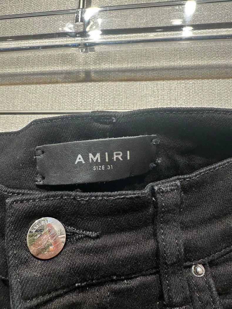 Amiri Amiri camo black jeans Size US 31 - 3 Thumbnail
