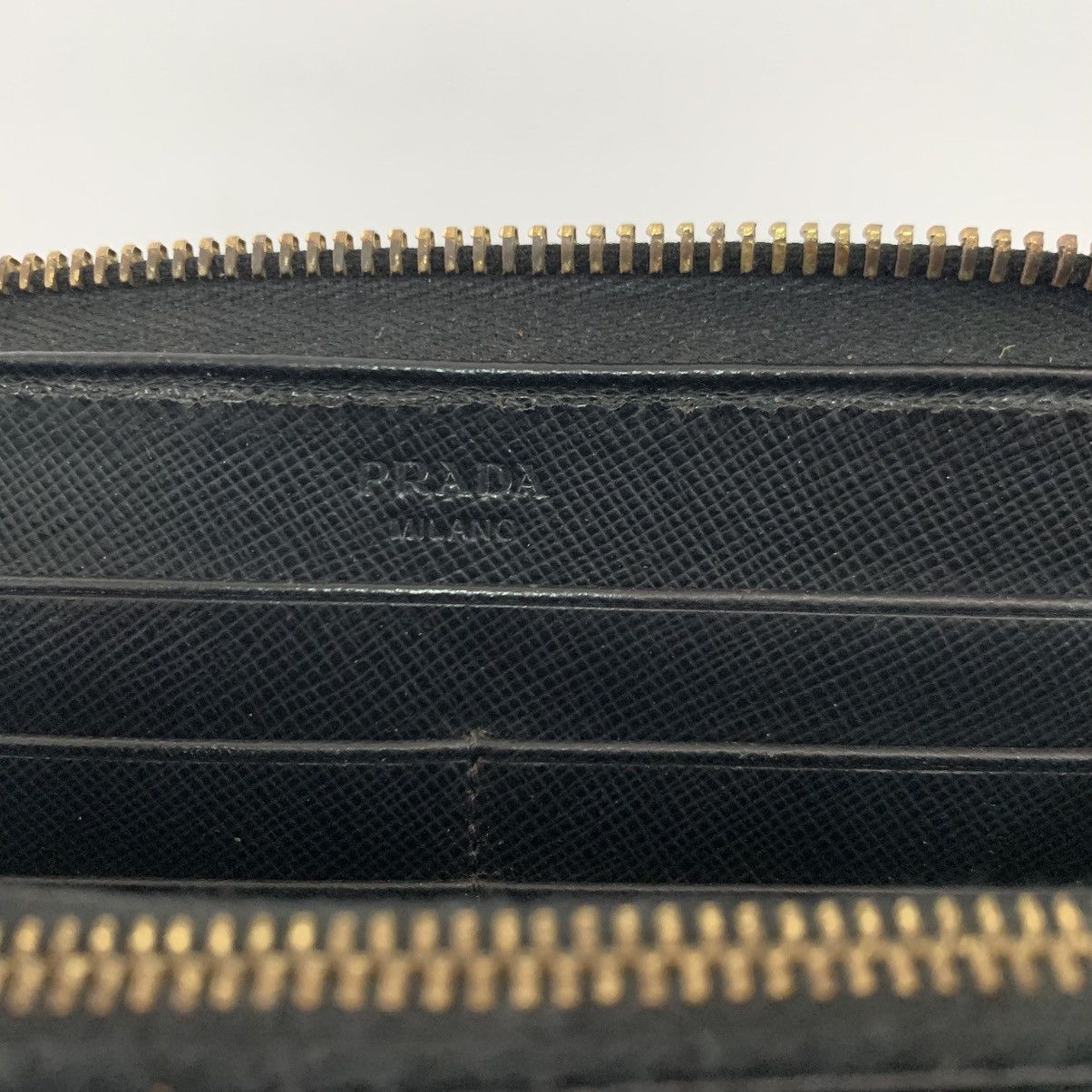 Prada Prada Black Leather Wallet Size ONE SIZE - 11 Thumbnail