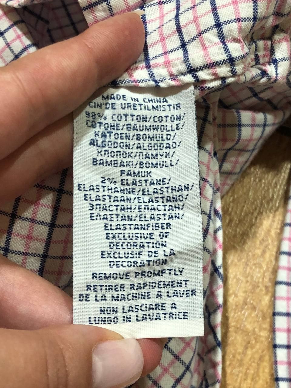 Polo Ralph Lauren Print Shirt Slim Fit Y2K Polo Ralph Lauren Size US M / EU 48-50 / 2 - 15 Thumbnail