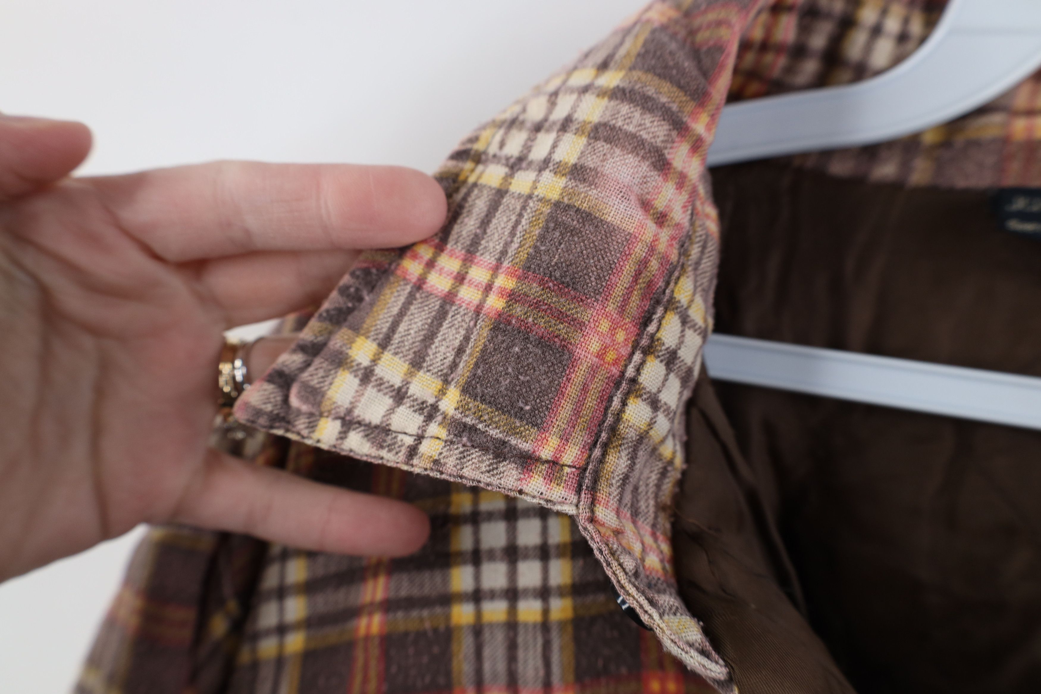 Vintage Vintage 70s Streetwear Quilted Flannel Shirt Jacket USA Size US L / EU 52-54 / 3 - 7 Thumbnail