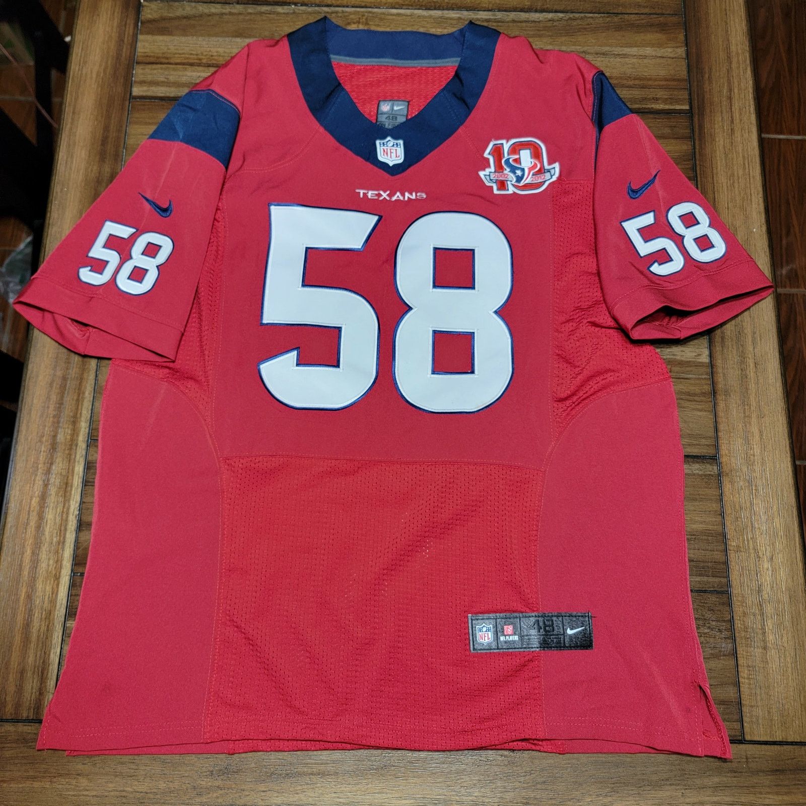 Nike NFL Nike Houston Texans Jersey #58 Brooks Reed - Size 48 Size US XXL / EU 58 / 5 - 1 Thumbnail