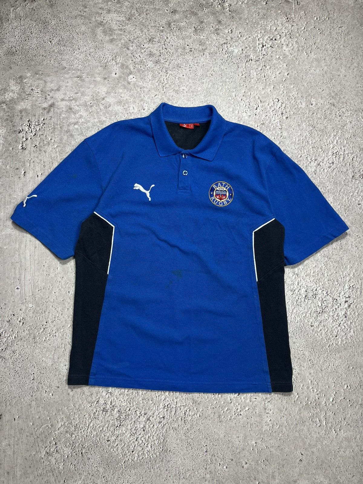 Puma Puma Bath Rugby Polo Shirt Blue Men Size L Sports Jersey Tee Size US L / EU 52-54 / 3 - 1 Thumbnail