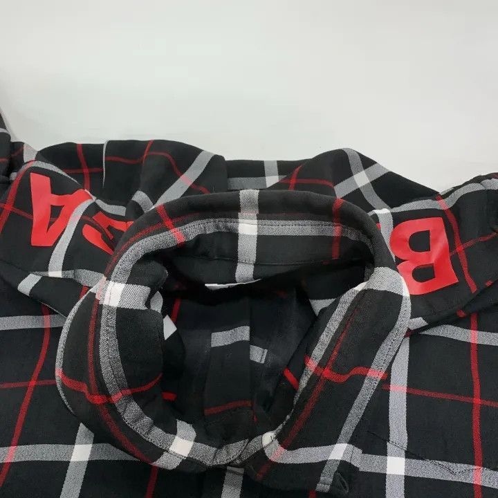 Balenciaga Balenciaga Black Check Detail Shirt for Women 0079-2507 Size M / US 6-8 / IT 42-44 - 7 Thumbnail