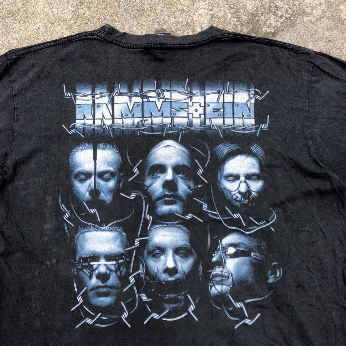 Band Tees × Vintage 🔥Rare🔥Vintage Rammstein Heavy Metal Band Big Image Promo Tee Size US XL / EU 56 / 4 - 6 Thumbnail