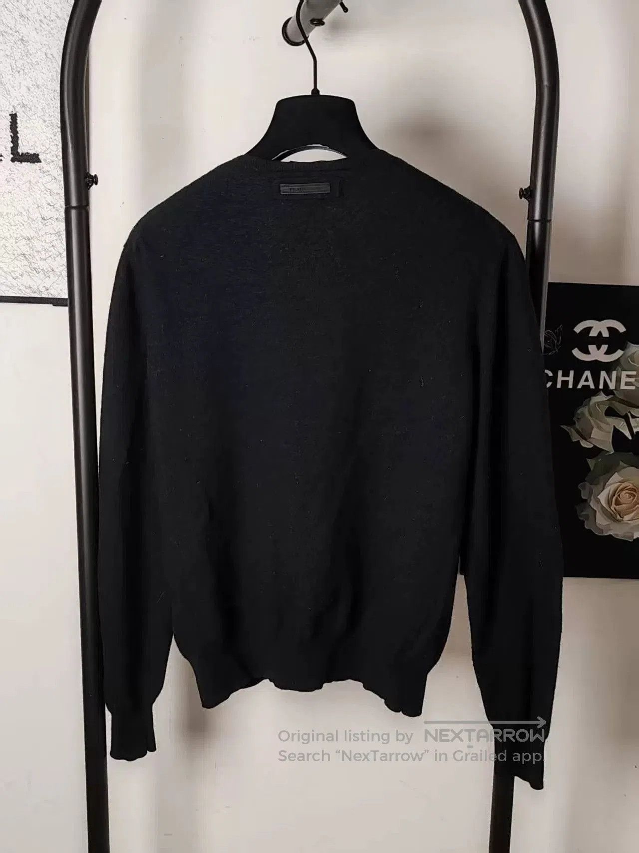 Prada Prada Black Knit Sweater Genuine Item. Size US M / EU 48-50 / 2 - 2 Thumbnail