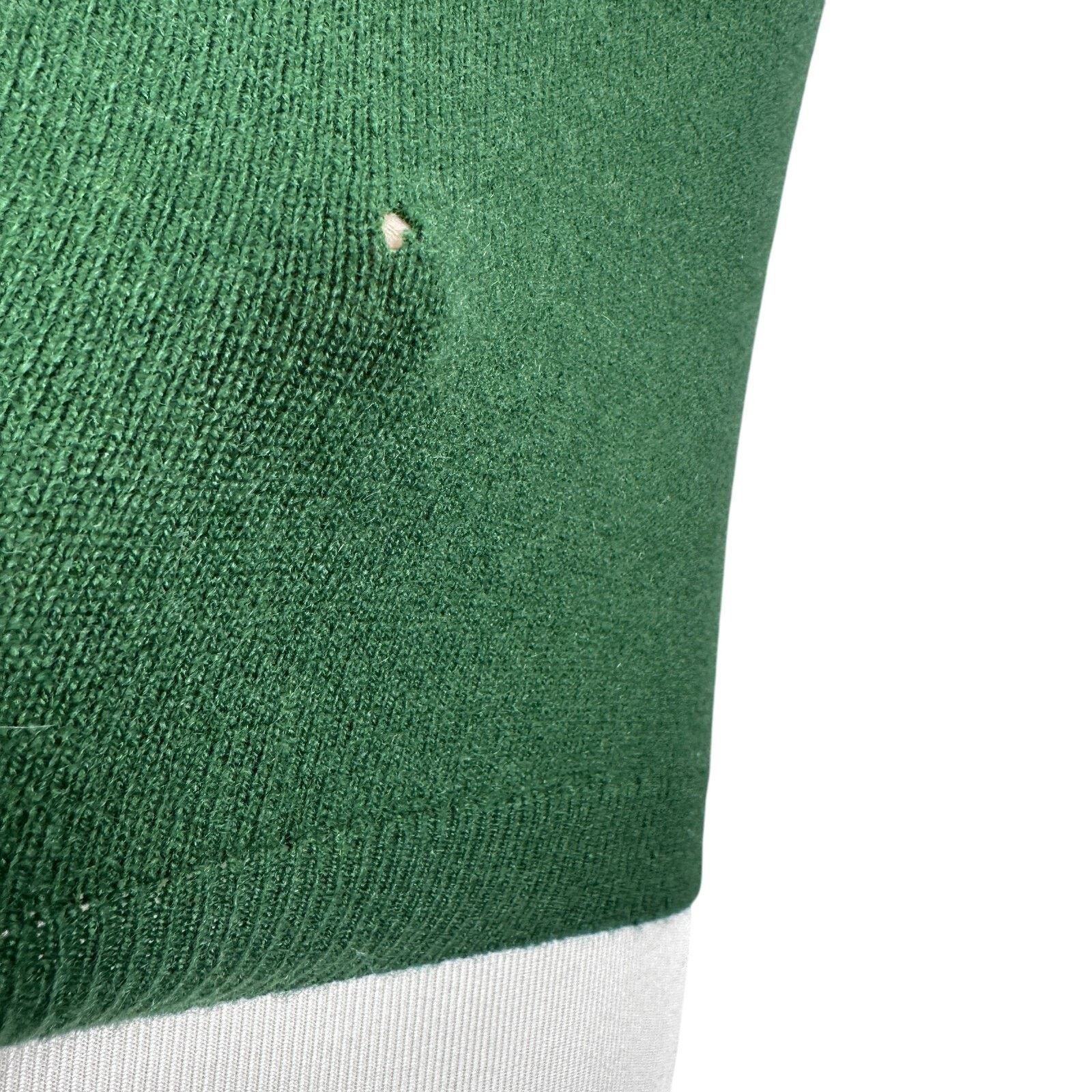 Hermes Hermes Paris Short Sleeve Cashmere Sweater Women’s 36 Green Size XS / US 0-2 / IT 36-38 - 14 Thumbnail
