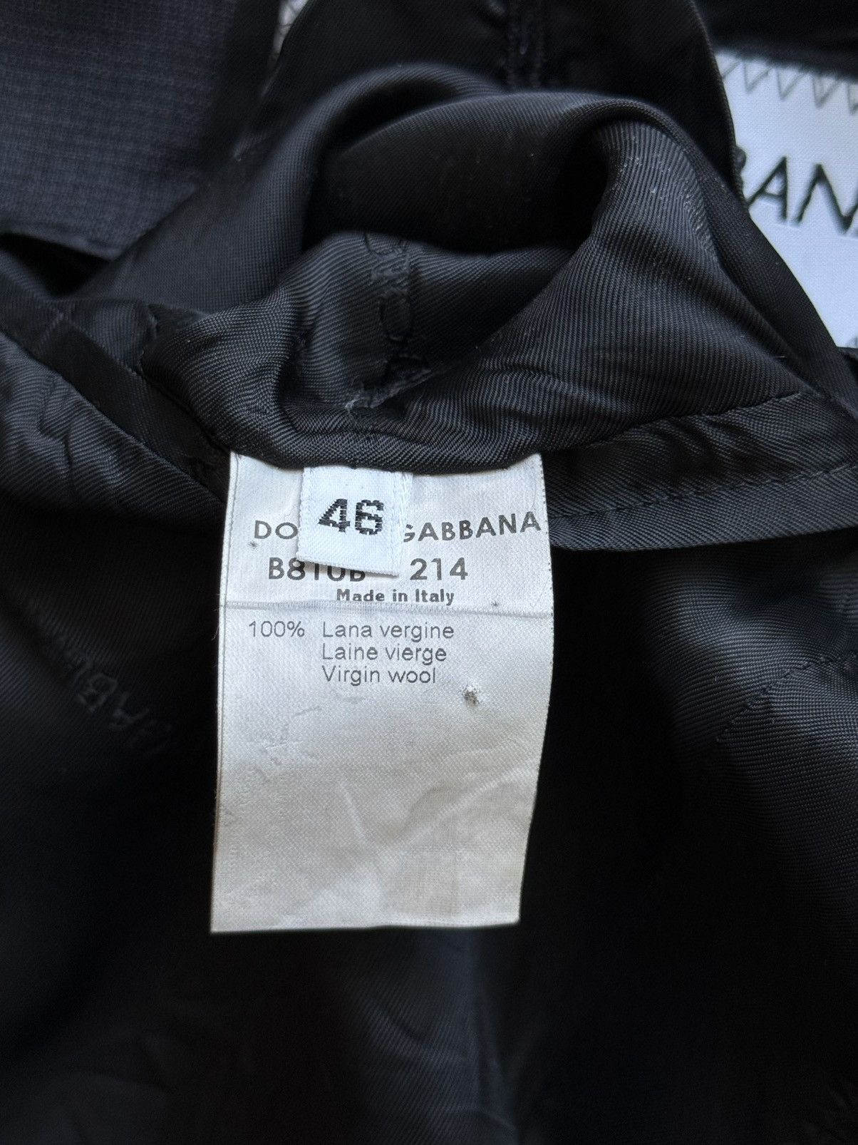 Dolce & Gabbana Dolce&Gabbana Wool tailored blazer jacket Size US S / EU 44-46 / 1 - 4 Thumbnail