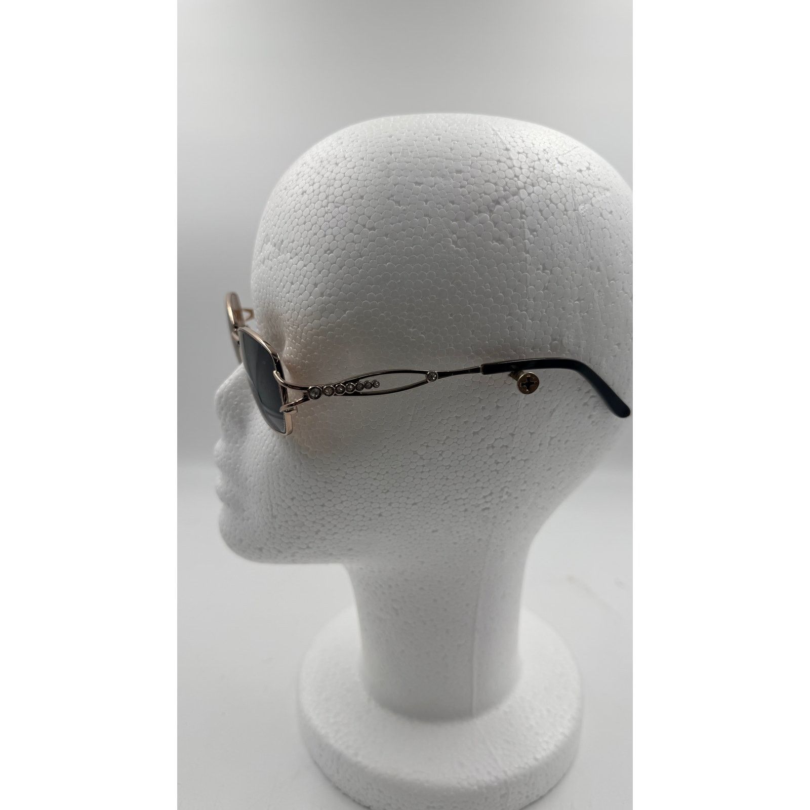 Other Sophia Loren Eyeglasses Frames Red Gold Square 53-17-135 Size ONE SIZE - 2 Thumbnail