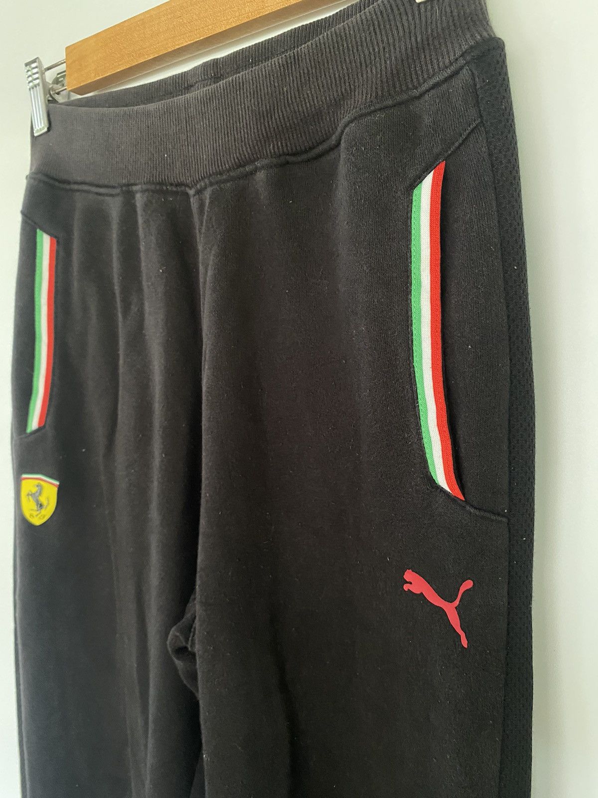 Stussy Puma Ferrari Joggers Pull On Logo Front Elastic Waist Size 25" / US 0 / IT 36 - 8 Thumbnail