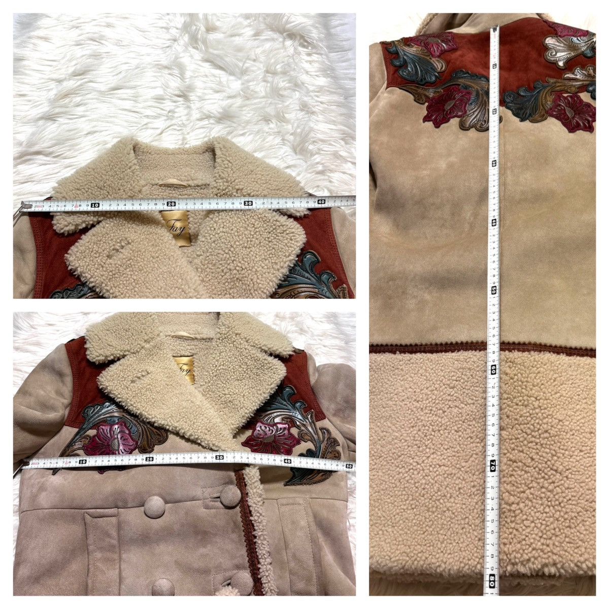 Fay List price 850,000 yen fay Tod's Flower Leather Switch Coat Size S / US 4 / IT 40 - 5 Thumbnail