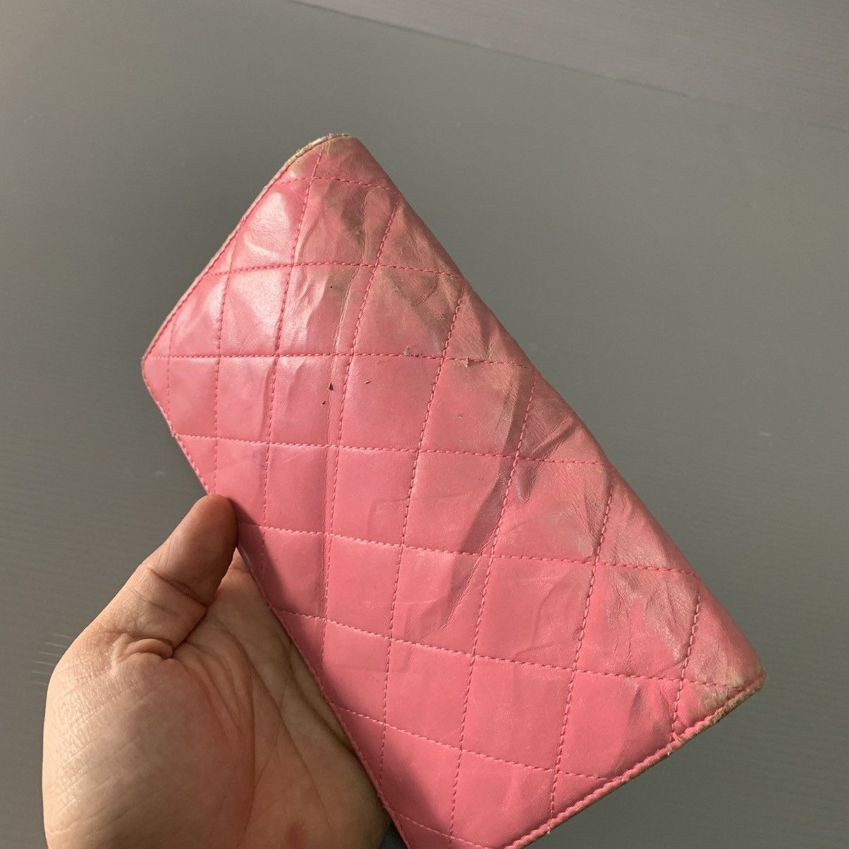 Chanel Chanel Pink Leather Long Wallet Size ONE SIZE - 17 Thumbnail