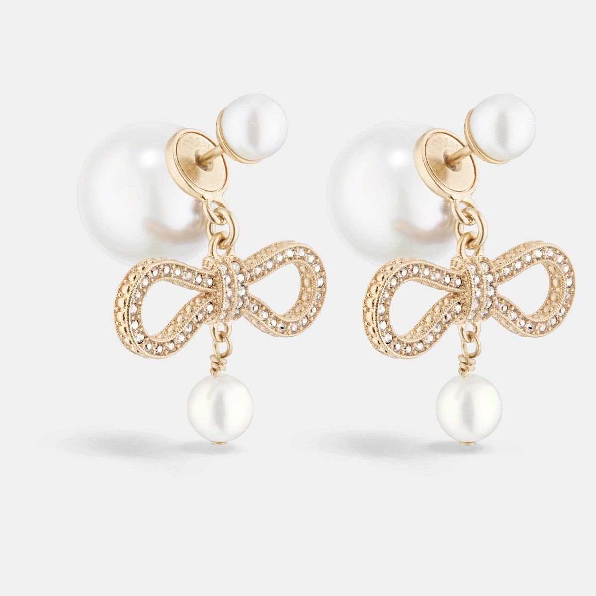 Dior o1bcso1str0126 Size:OS/Tribales Earrings in Golden/White Size ONE SIZE - 1 Thumbnail