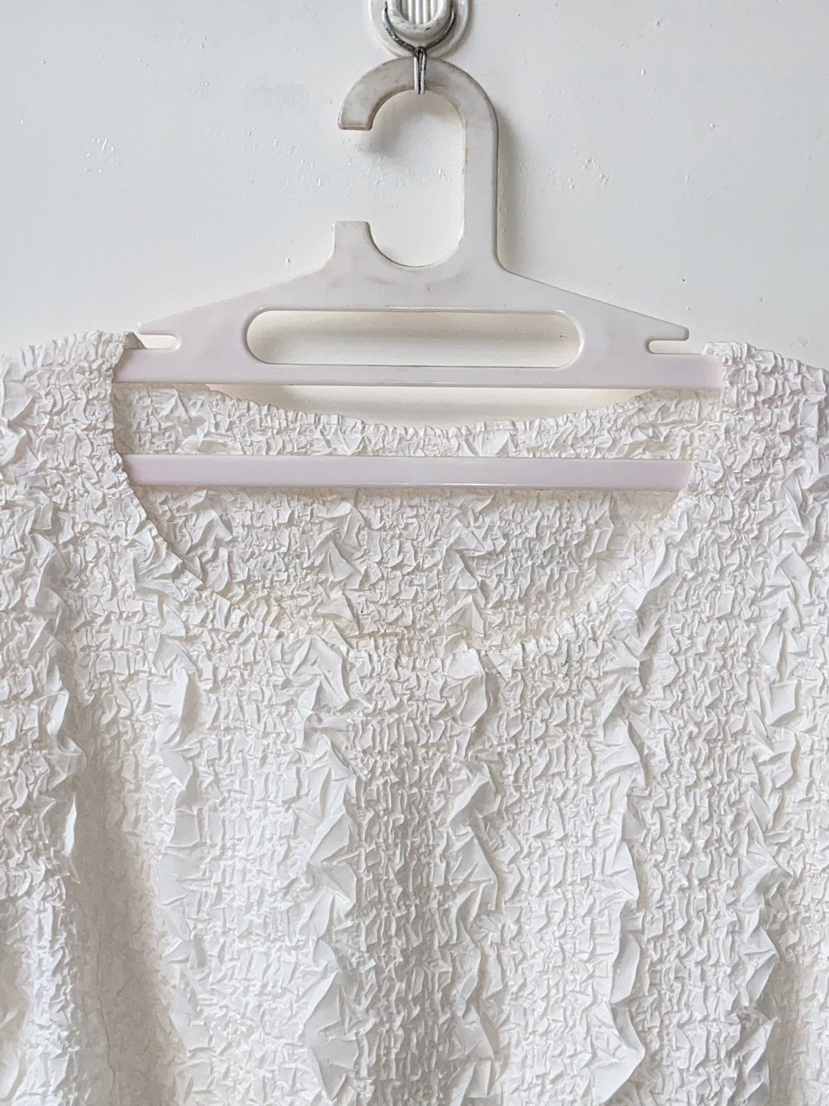 Issey Miyake × Japanese Brand YUKI TORII Wrinkle Pleats T-shirt Size US XS / EU 42 / 0 - 3 Thumbnail
