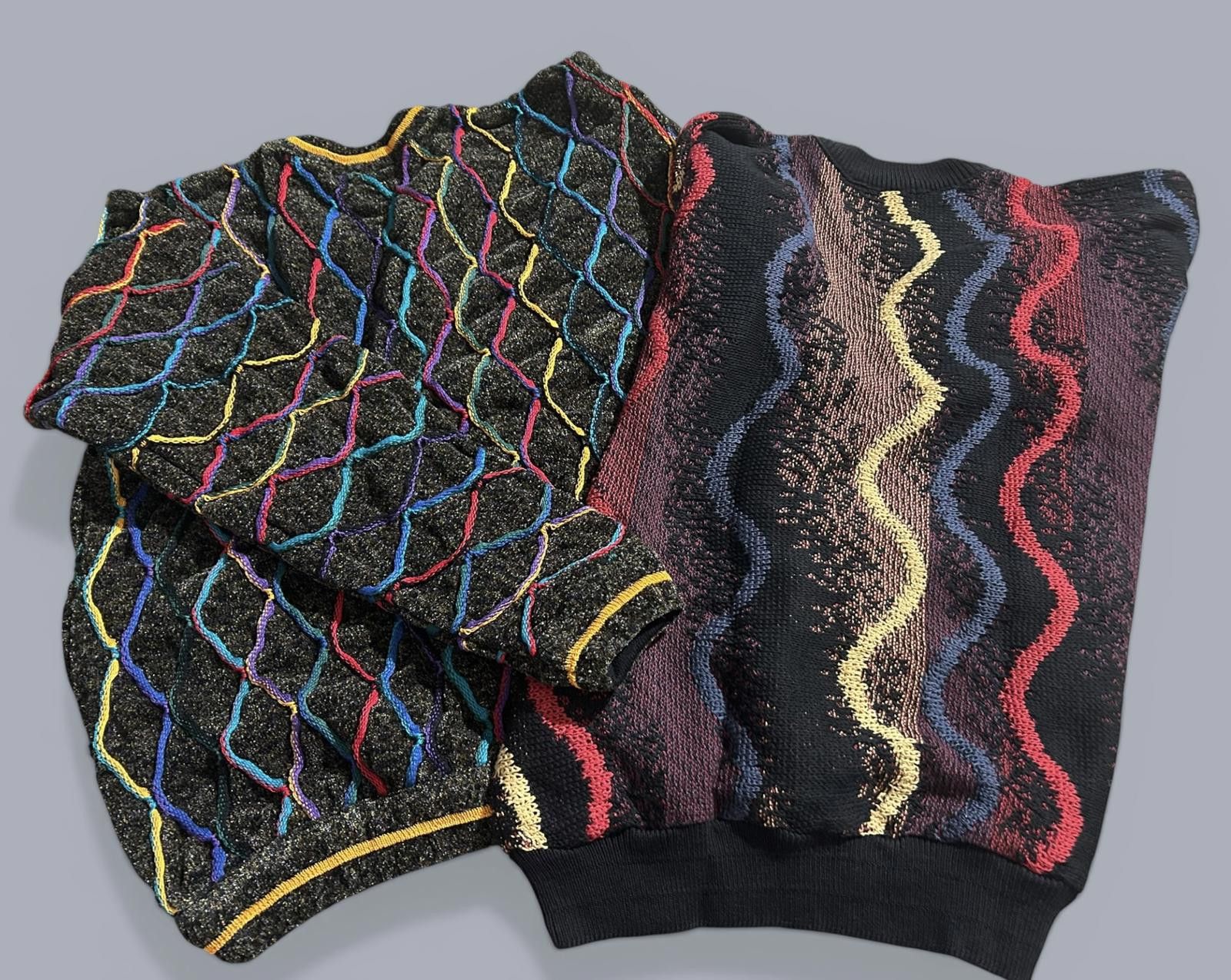 Tundra 2X Vintage Nineties 3D Coogi Tundra Knit Sweaters SMALL NWT Size US S / EU 44-46 / 1 - 2 Thumbnail