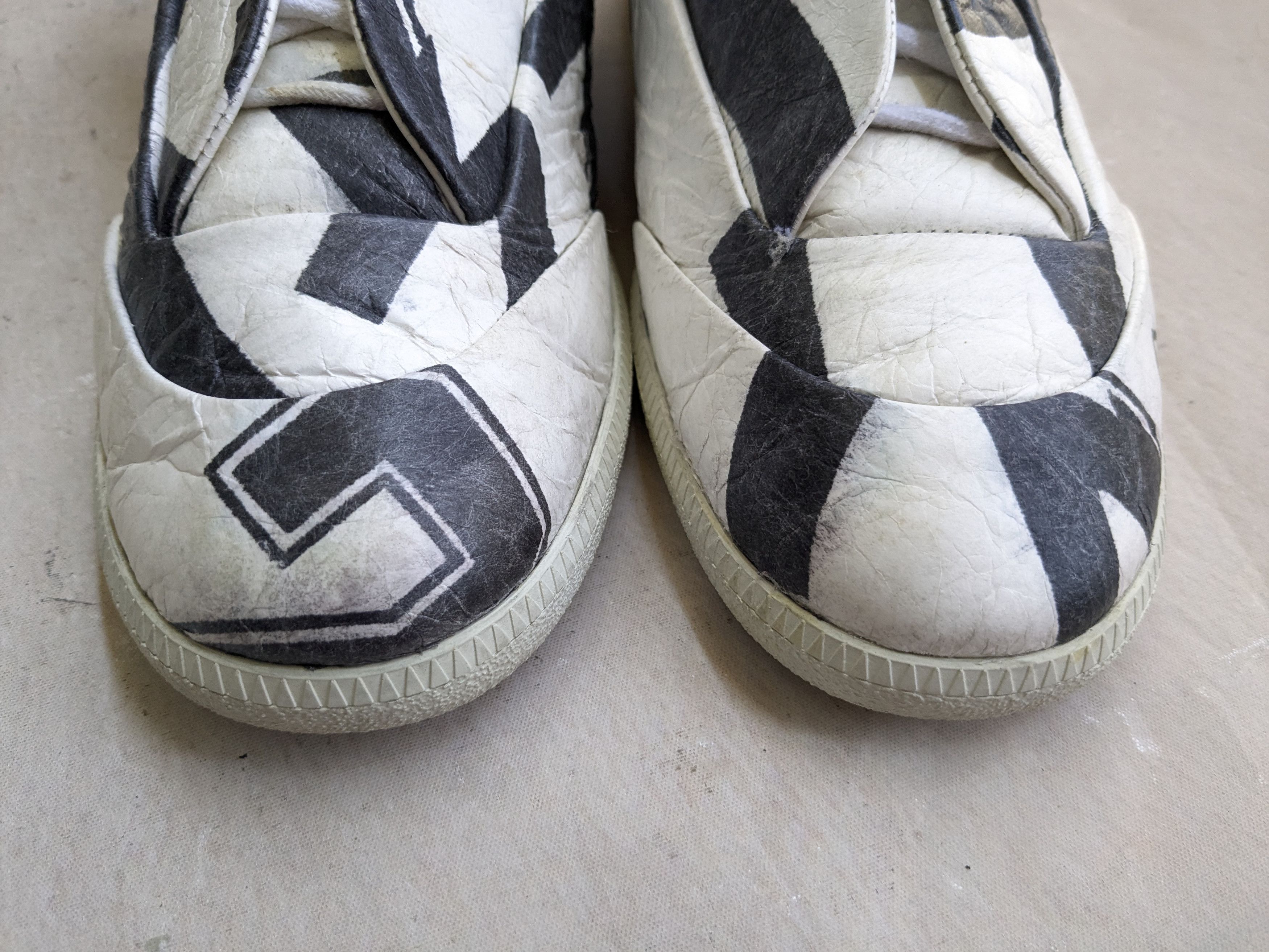 Maison Margiela Maison Margiela Future White 14 47 High Tops Leather Size US 14 / EU 47 - 2 Thumbnail