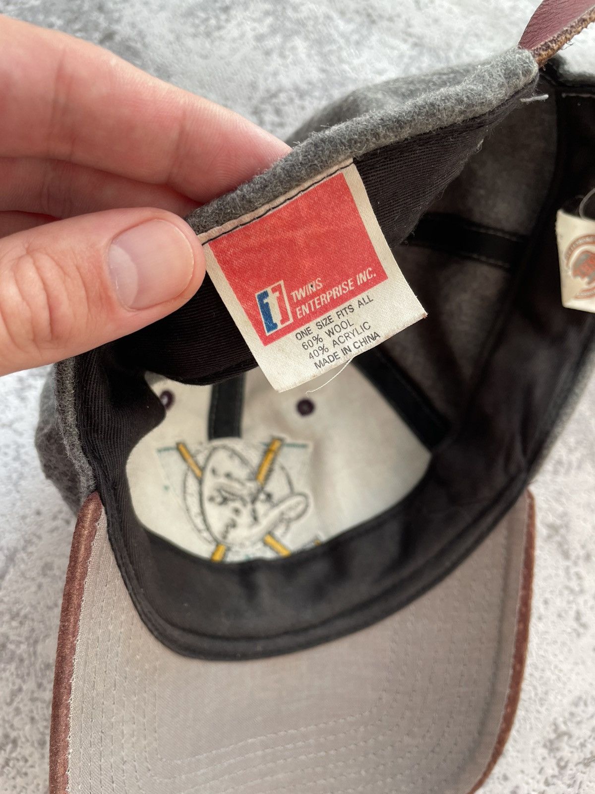 NHL × Twins Enterprise Inc. × Vintage Rare Vintage Anaheim Ducks NHL 90s Wool Cap Size ONE SIZE - 7 Thumbnail