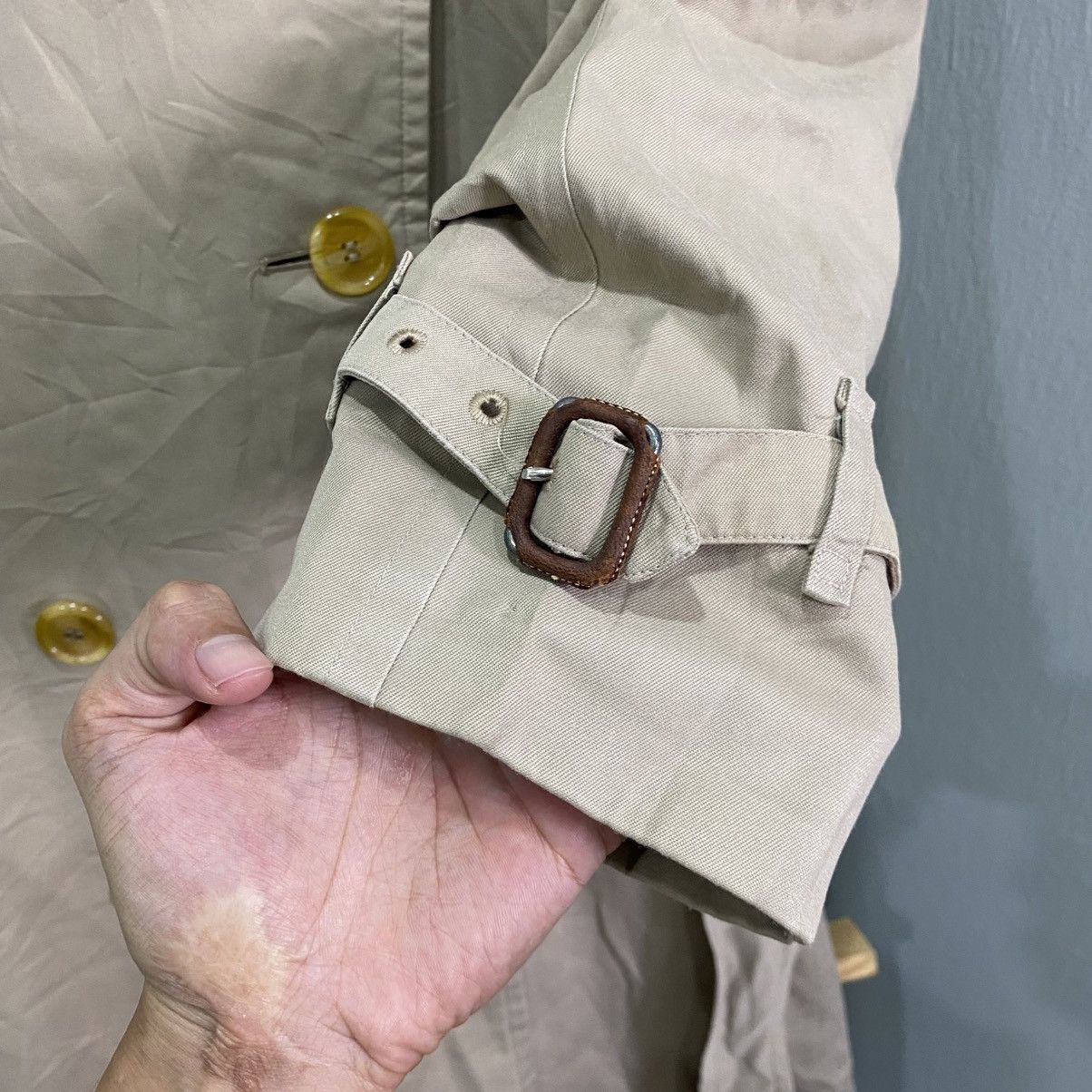 Burberry Vintage Burberrys Nova Check Double Breasted Trench Coat Size US M / EU 48-50 / 2 - 11 Thumbnail