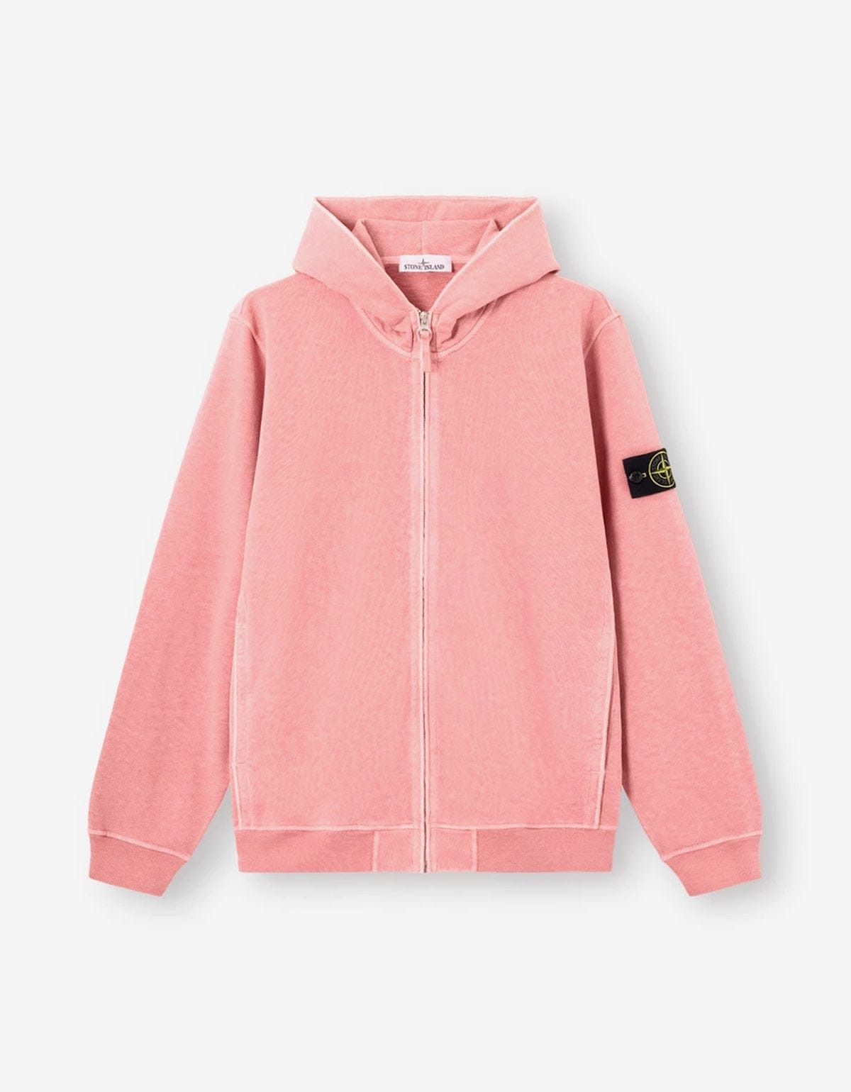 Stone Island Stone Island Pink Zip Hoodie Size US L / EU 52-54 / 3 - 1 Thumbnail