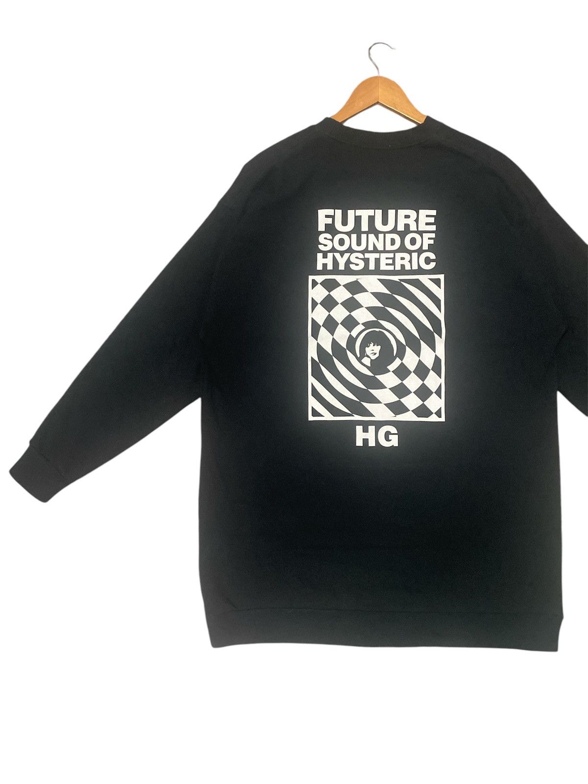Hysteric Glamour × Japanese Brand × Vintage 💥RARE💥HYSTERIC GLAMOUR “FUTURE SOUND OF HYSTERIC”SWEATSHIRT✨ Size US XXL / EU 58 / 5 - 3 Thumbnail