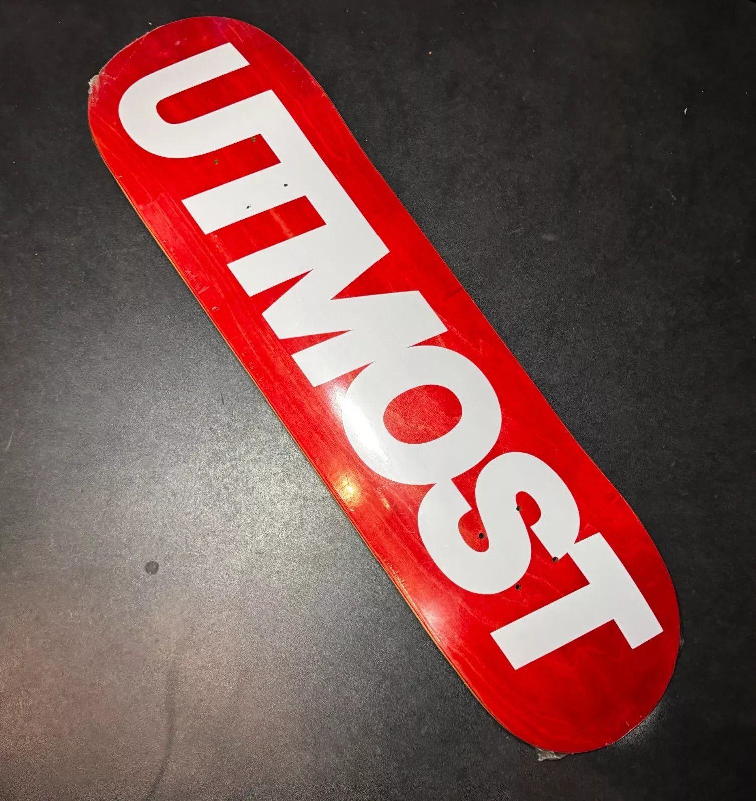 Utmost Co Utmost Red Skate Deck Size ONE SIZE - 1 Thumbnail
