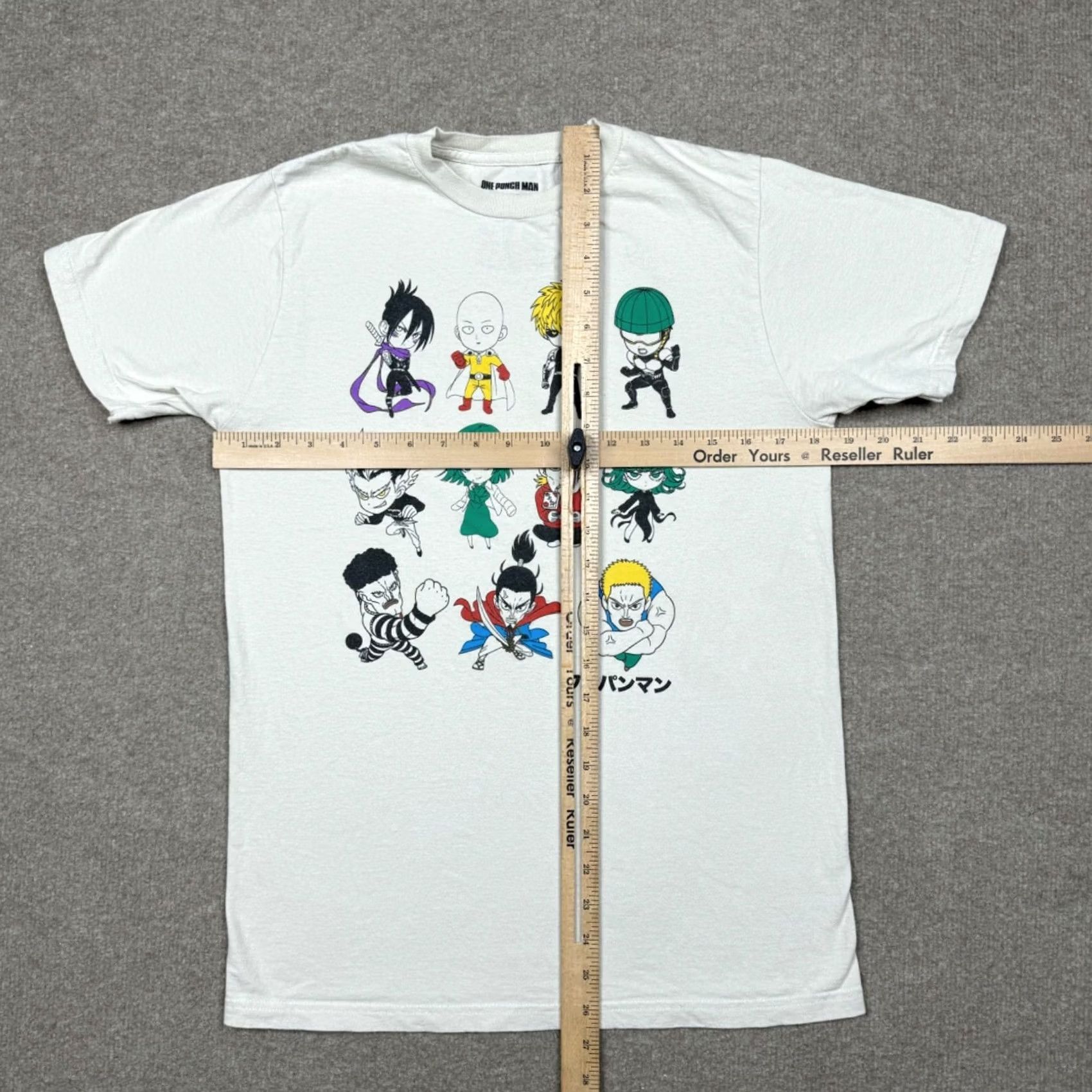 Vintage One Punch Man Shirt M Gray Short Sleeve Chibi Genos Graphic Tee Anime Logo Men Size US M / EU 48-50 / 2 - 4 Thumbnail