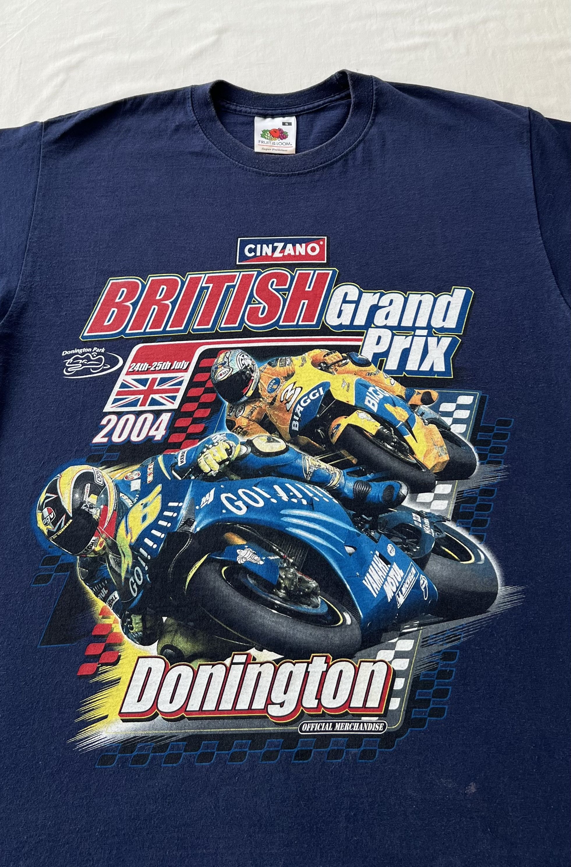 Vintage 2004 British Grand Prix Donington Moto Racing Tshirt