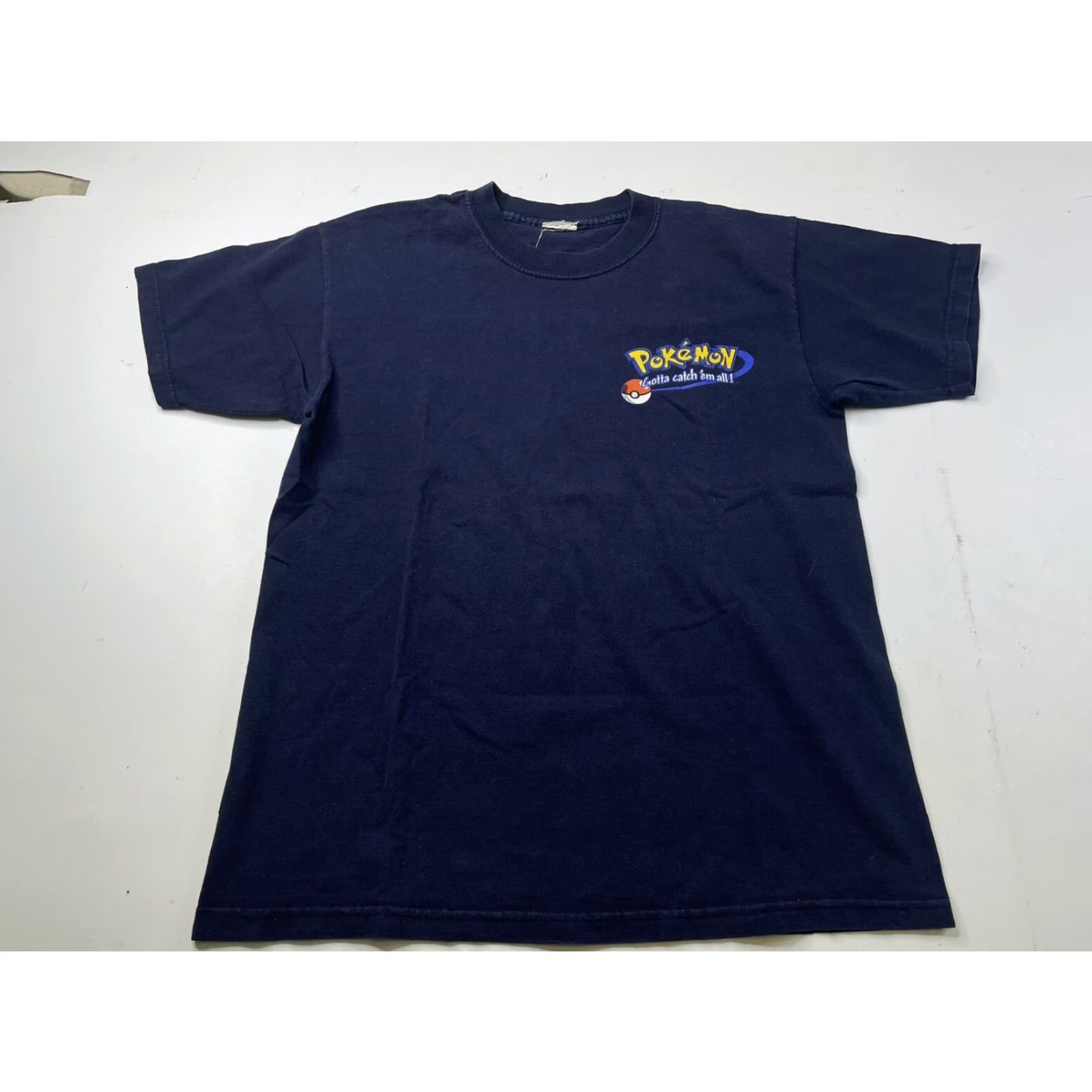 Nintendo VINTAGE 1999 Pokemon Nintendo T-Shirt Size Adult Small Double-Sided Ash Pickachu Mens S Blue T-Shirt Pokemon Size US S / EU 44-46 / 1 - 3 Thumbnail