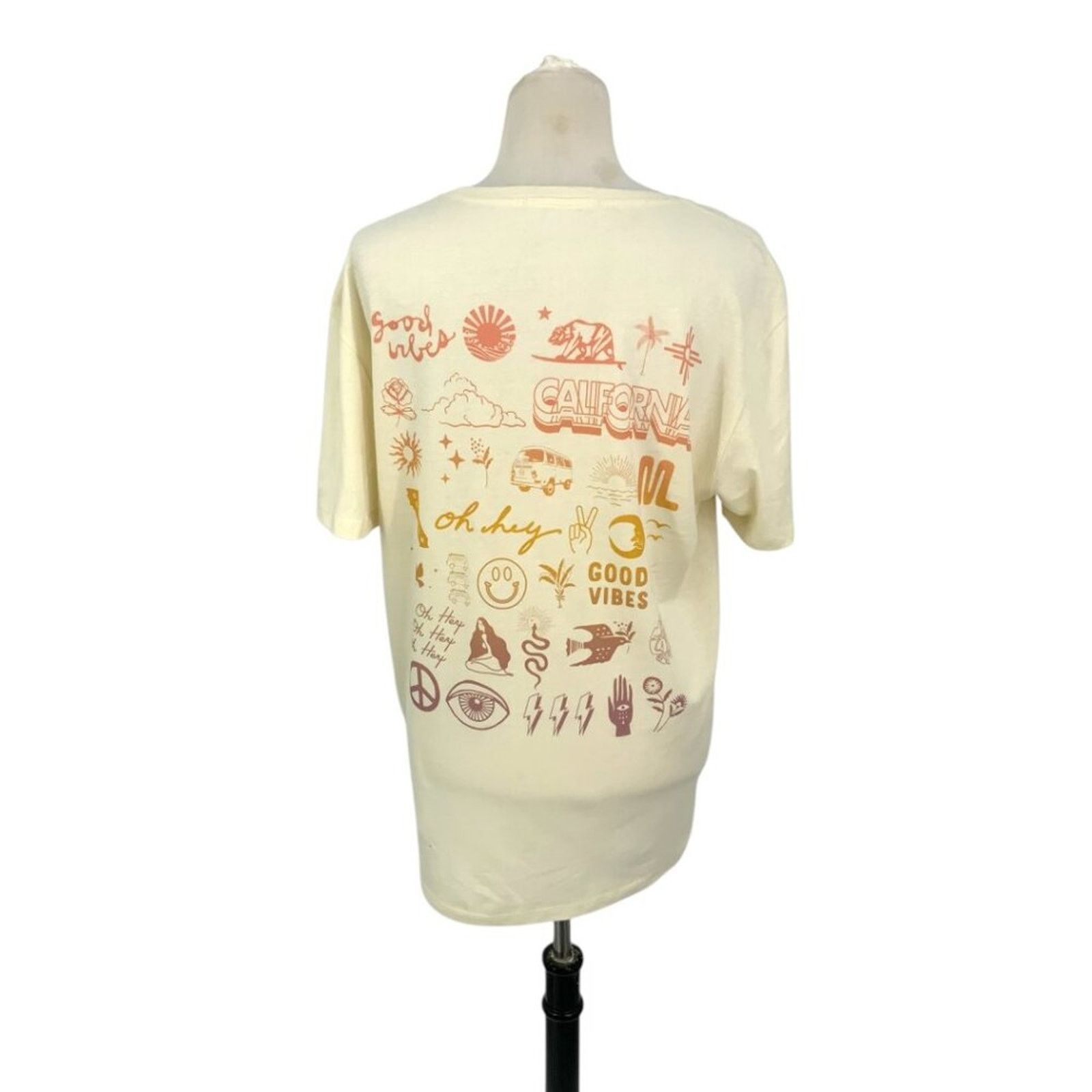 Marine Layer Marine Layer Graphic Crewneck Short Sleeve Tee Beige Medium Size M / US 6-8 / IT 42-44 - 2 Thumbnail