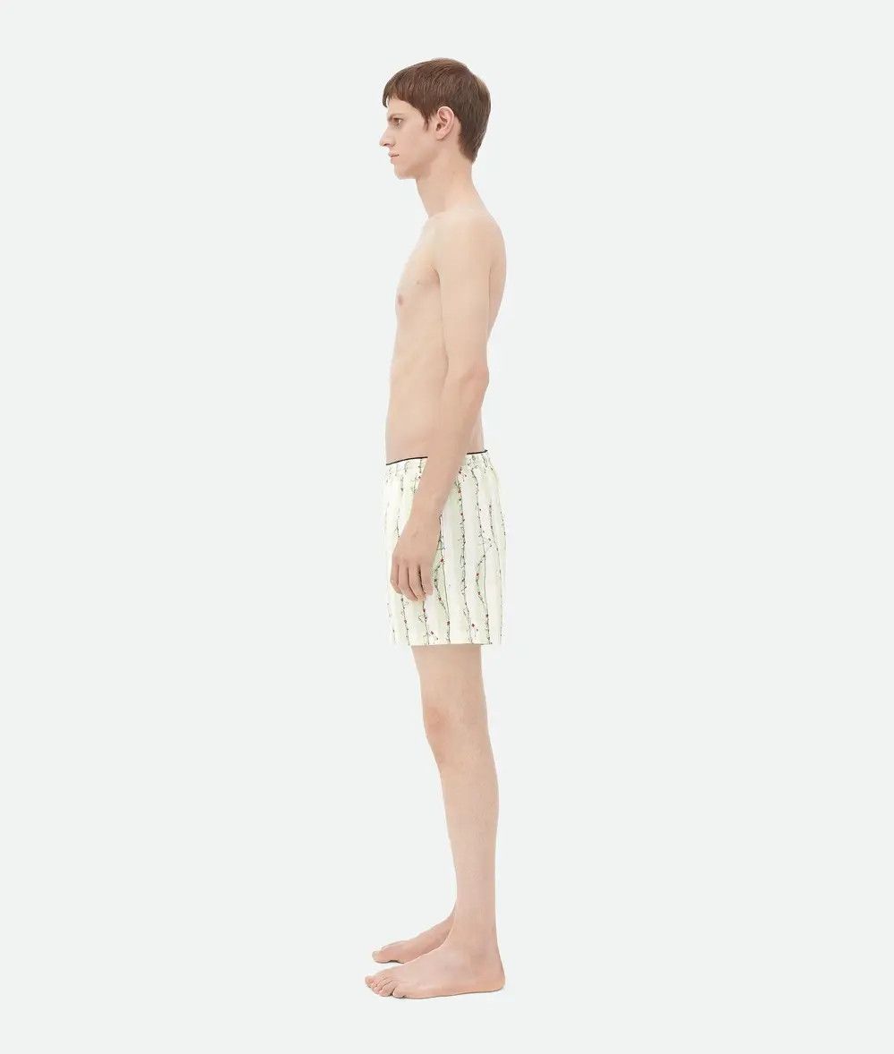 Bottega Veneta o1n1vont1025 Printed Swimmers Nylon Swim Shorts Multicolor Size US 36 / EU 52 - 3 Thumbnail