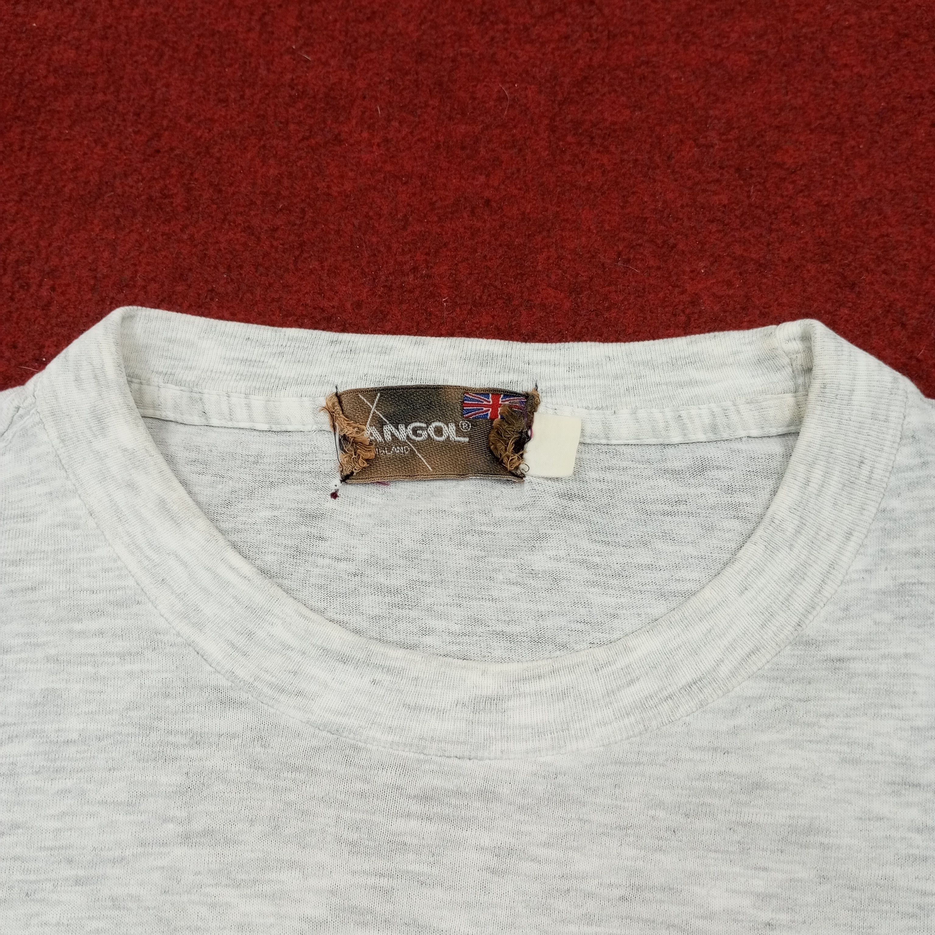 Kangol × Vintage Kangol Logo Design Streetwear Vintage Tshirt Size US L / EU 52-54 / 3 - 5 Thumbnail