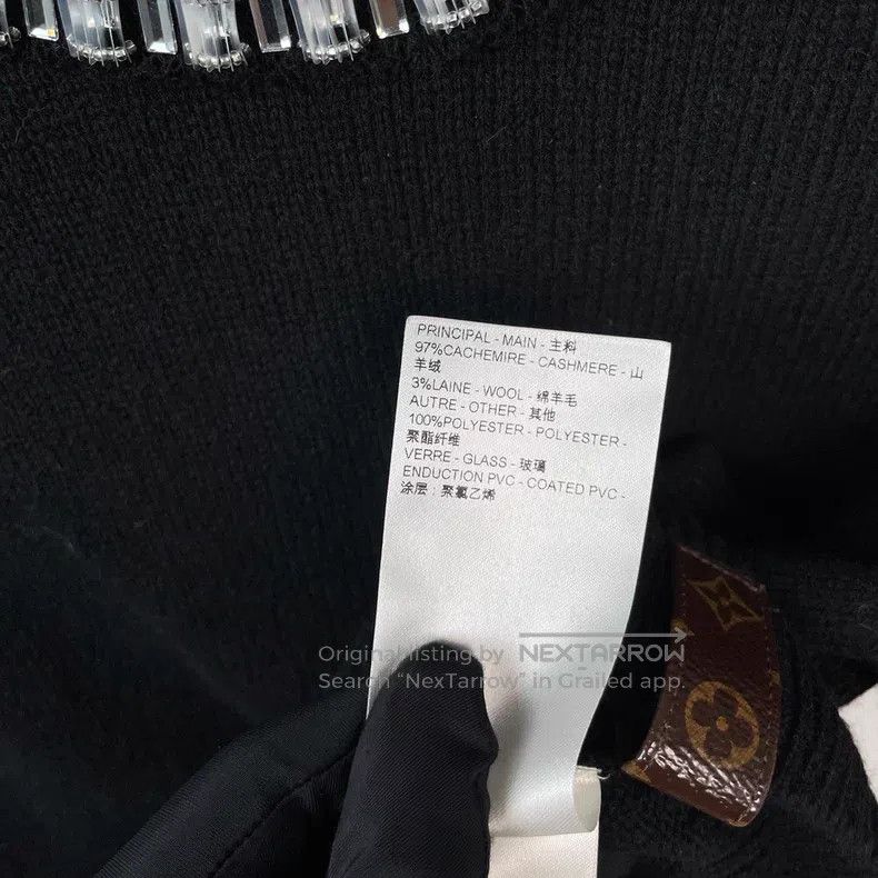 Louis Vuitton Louis Vuitton Black nail bead short sleeve Size XS / US 0-2 / IT 36-38 - 9 Thumbnail