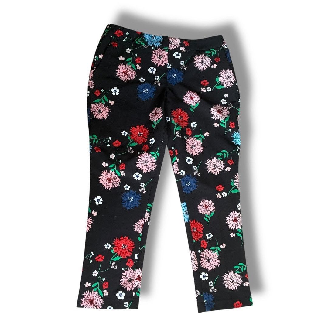 Cynthia Rowley Cynthia Rowley floral straight leg ankle length dress pants Size 32" / US 10 / IT 46 - 2 Thumbnail
