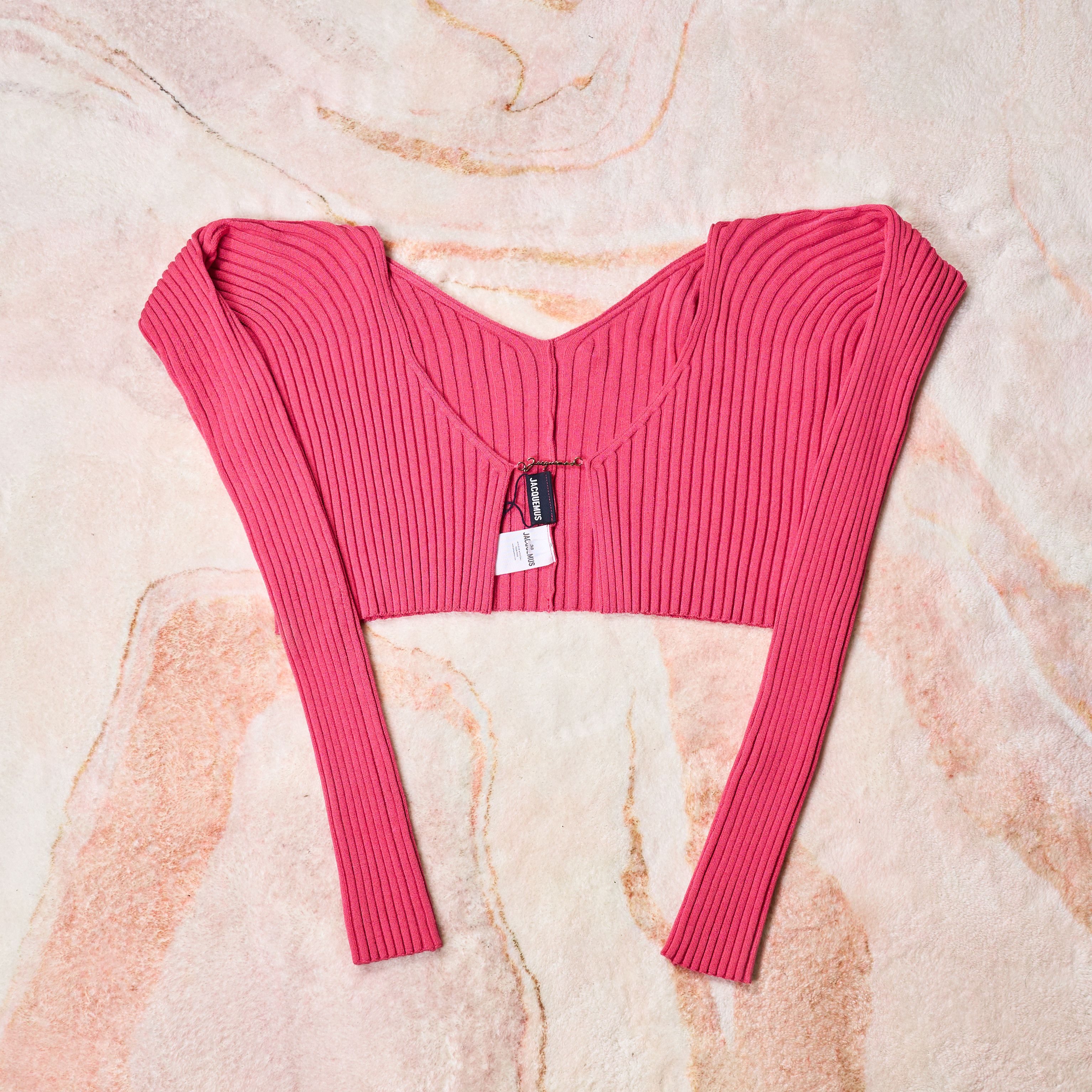 Jacquemus JACQUEMUS La Maille Pralu PINK Size XS / US 0-2 / IT 36-38 - 1 Thumbnail