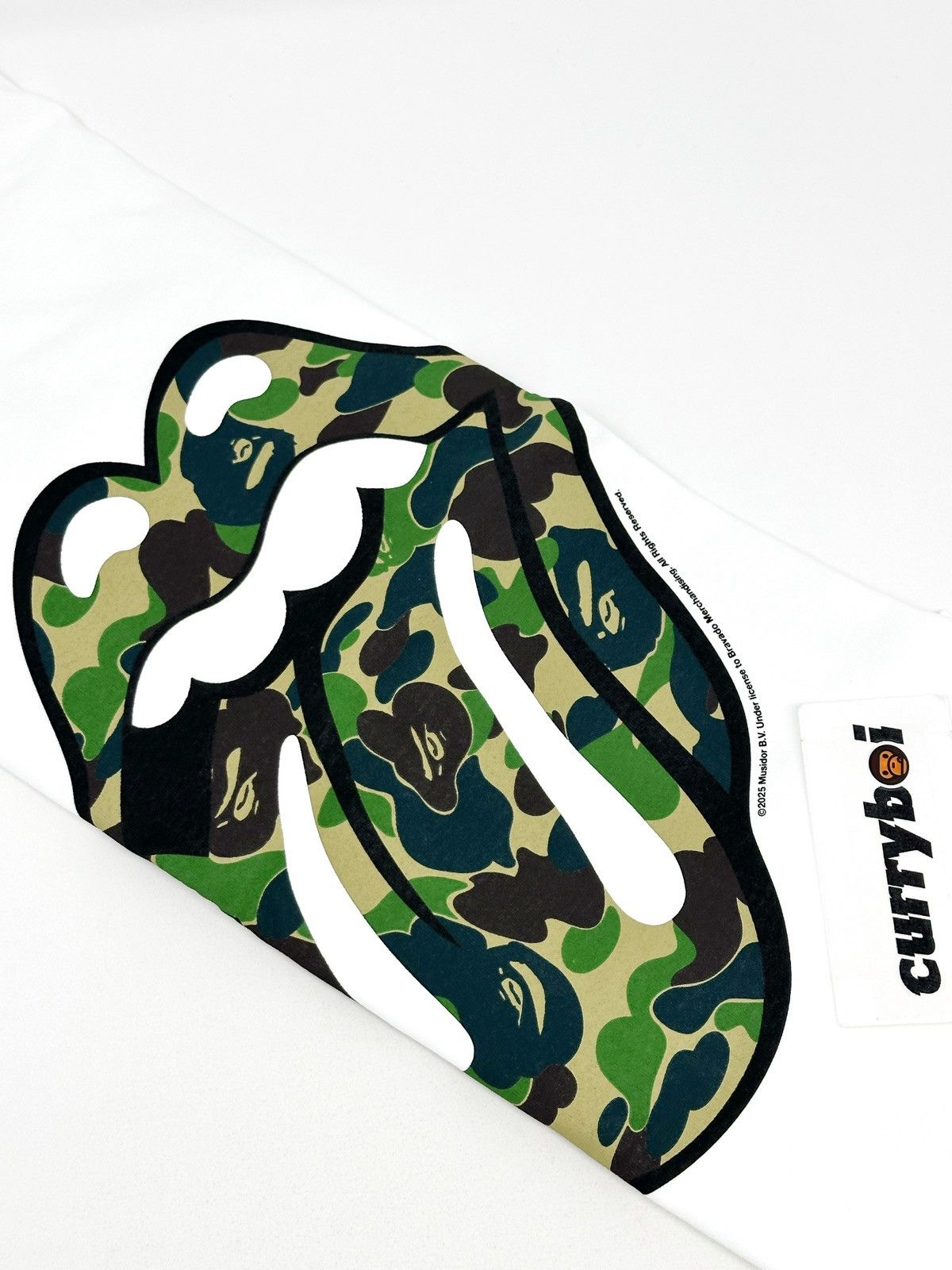 Bape BAPE x Rolling Stones Tee White Size US XXL / EU 58 / 5 - 5 Thumbnail