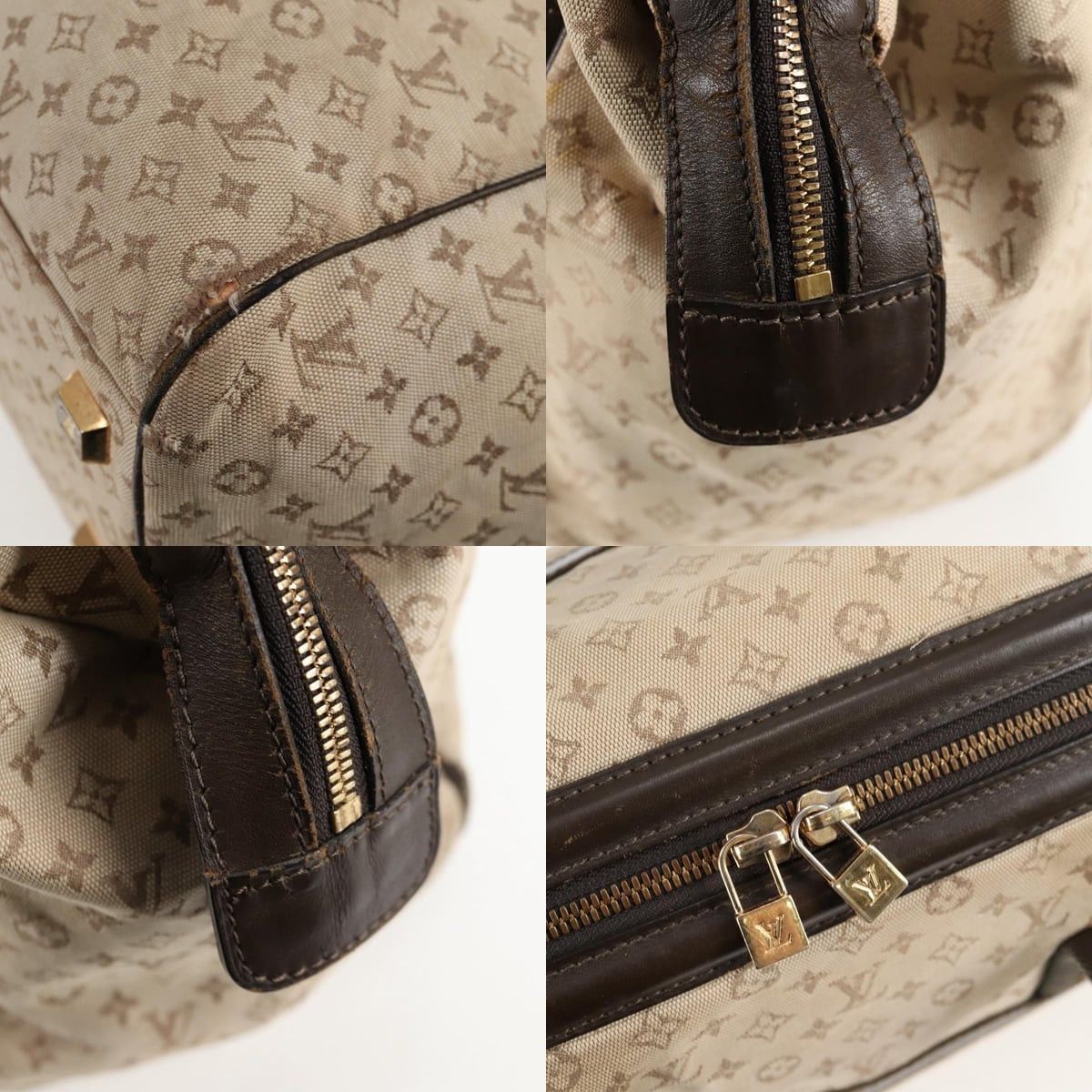 Louis Vuitton LOUIS VUITTON Monogram Mini Josephine GM Hand Bag Khaki Size ONE SIZE - 11 Thumbnail